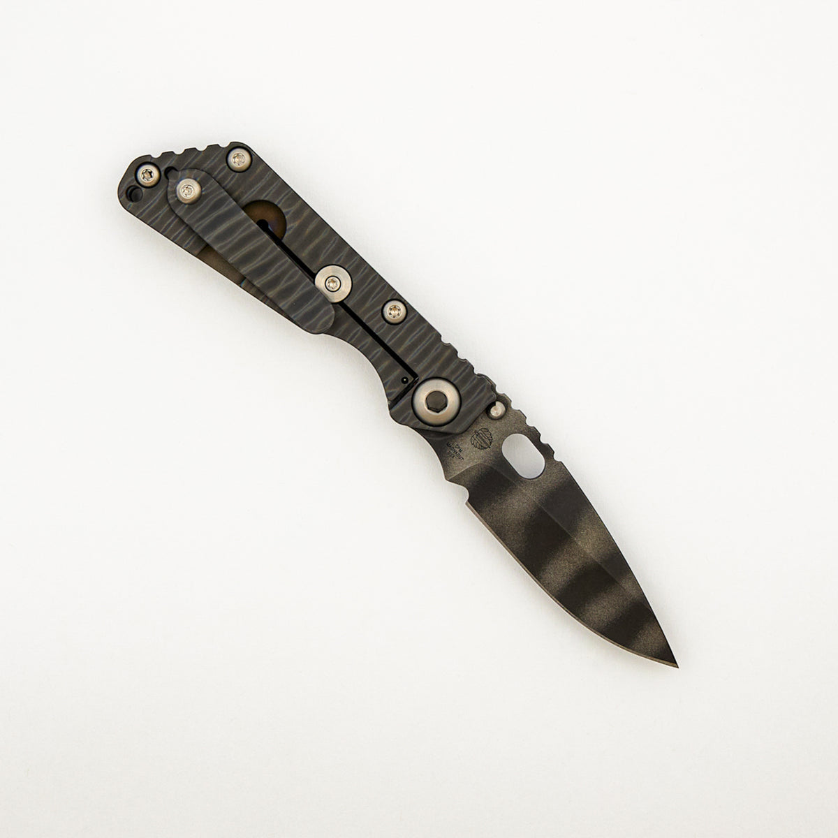 SMF PT - Drop Point MagnaCut Blade - Titanium Handle