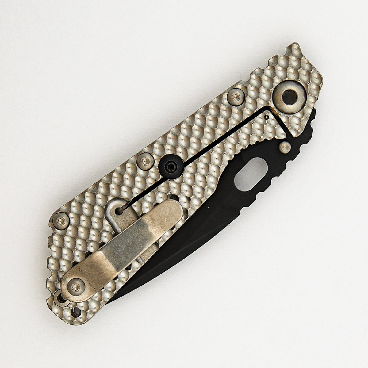 SMF DGG - Titanium Handle - Drop Point MagnaCut Blade