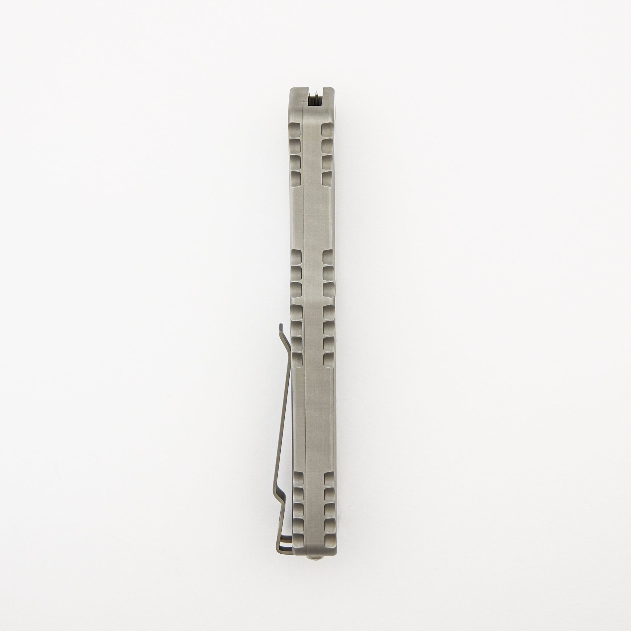 Colossus - Hand Ground VF Tanto - Hand Rubbed Stainless w/ MOP S/N 013