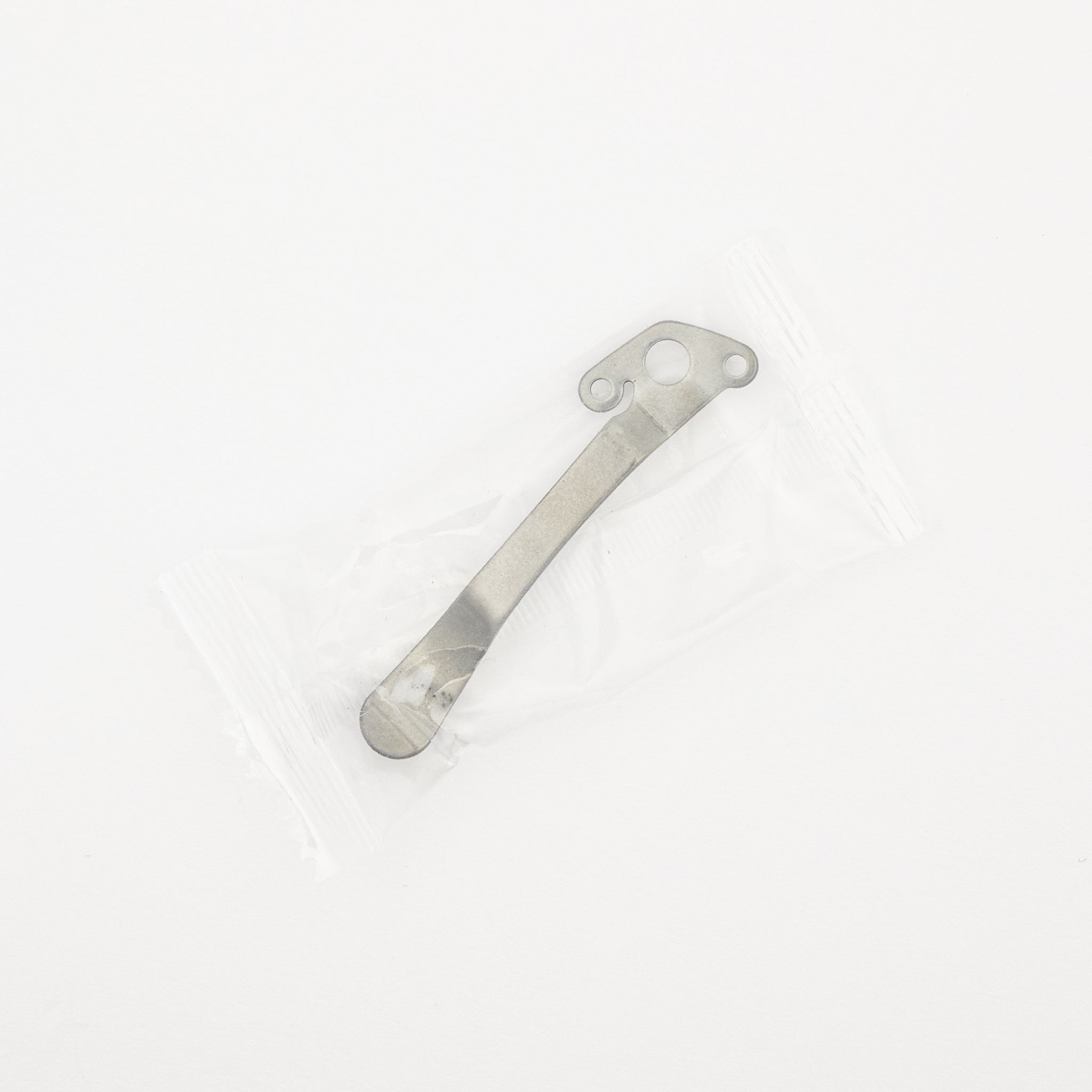 AD20.5 20CV Textured Titanium Handle Clip Point Stonewash Blade