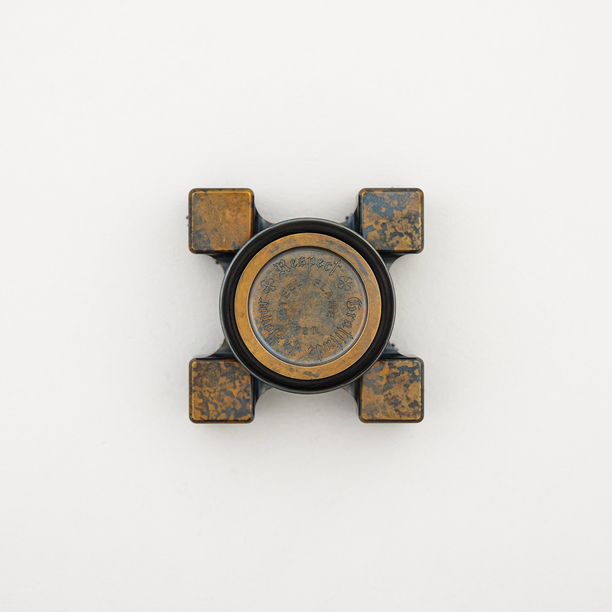 XL Silver Lion Ring Spinner