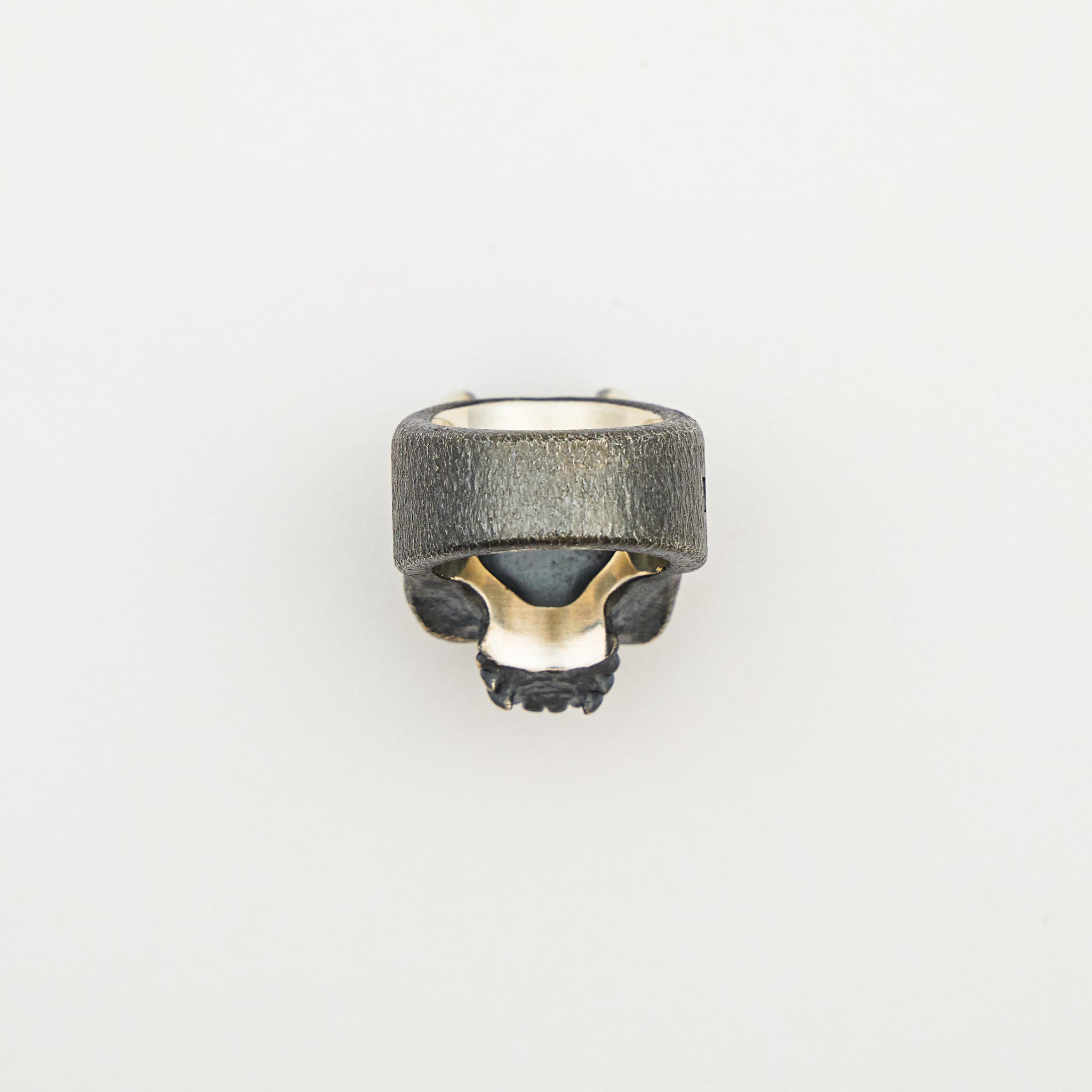 Vigilant Oni Hard Warrior Silver Ring Size 9.75