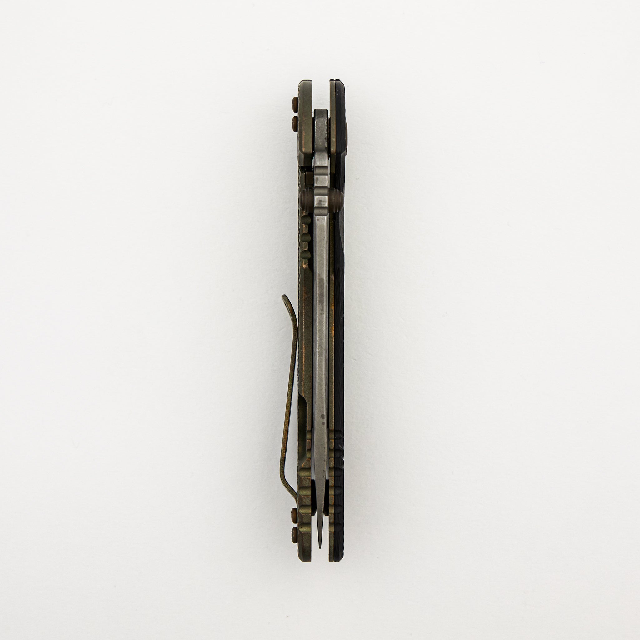 XM-18 3.5" - MagnaCut Skinny Slicer Tri-Way Battle Hound Textured Lockside Textured Carbon Fiber