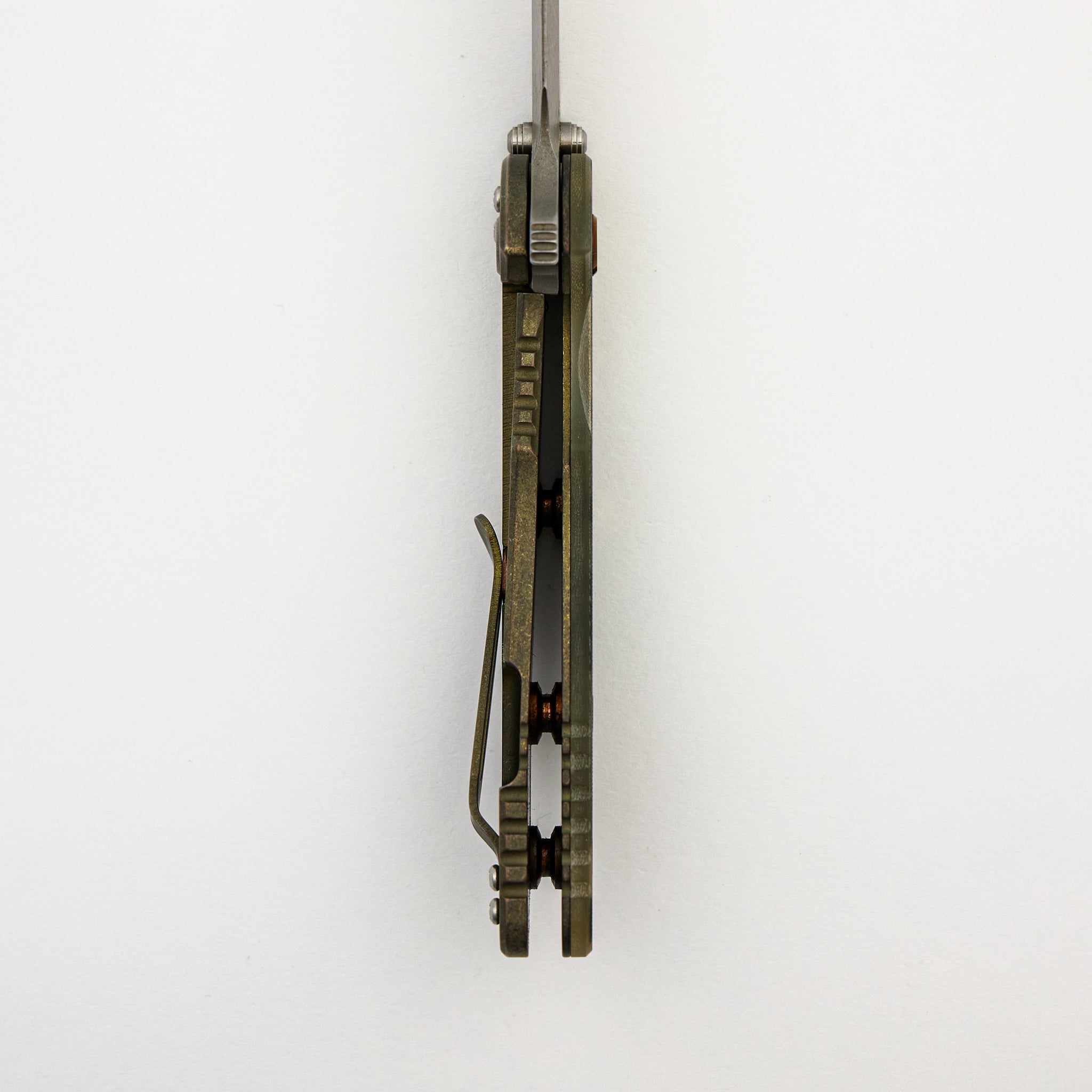 Steel Flame Collaboration XM-18 3.5" - Skinner S35VN - Teflon Washers - Old School Crusades & Lion - Digi Camo G10