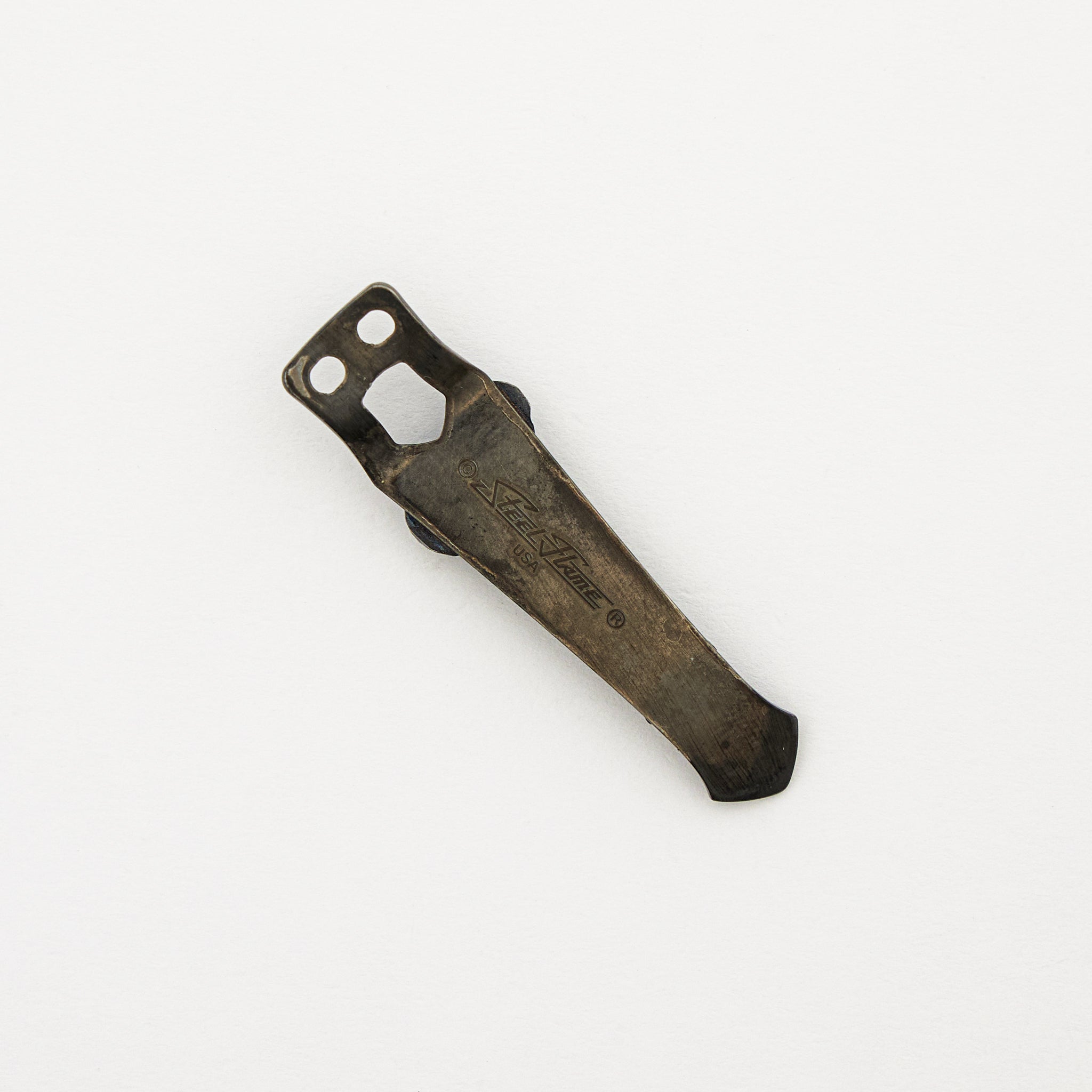 Pile of Skulls Silver 5 Warriors Torch Pocket Clip