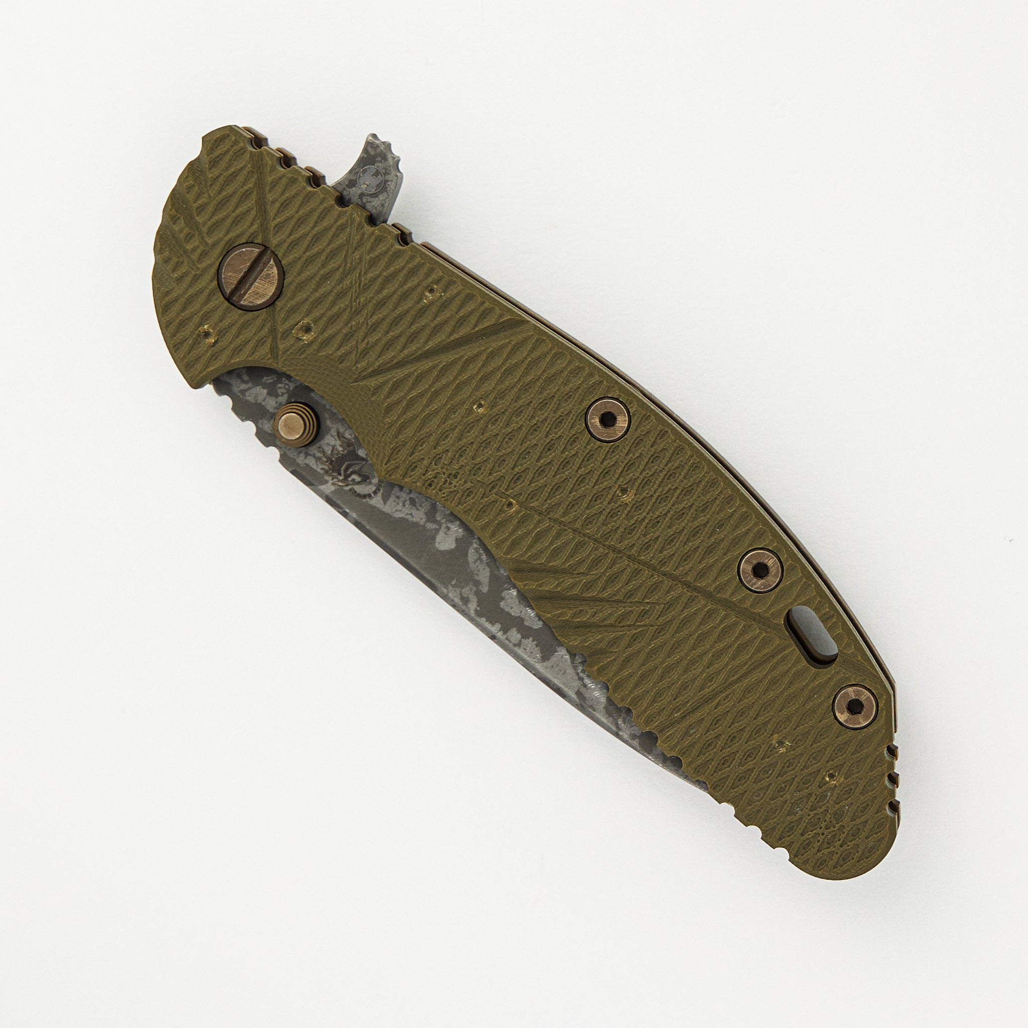 XM-24 - S45VN Slicer Hollow Grind - Tri-Way - Battle Hound - OD Green G10