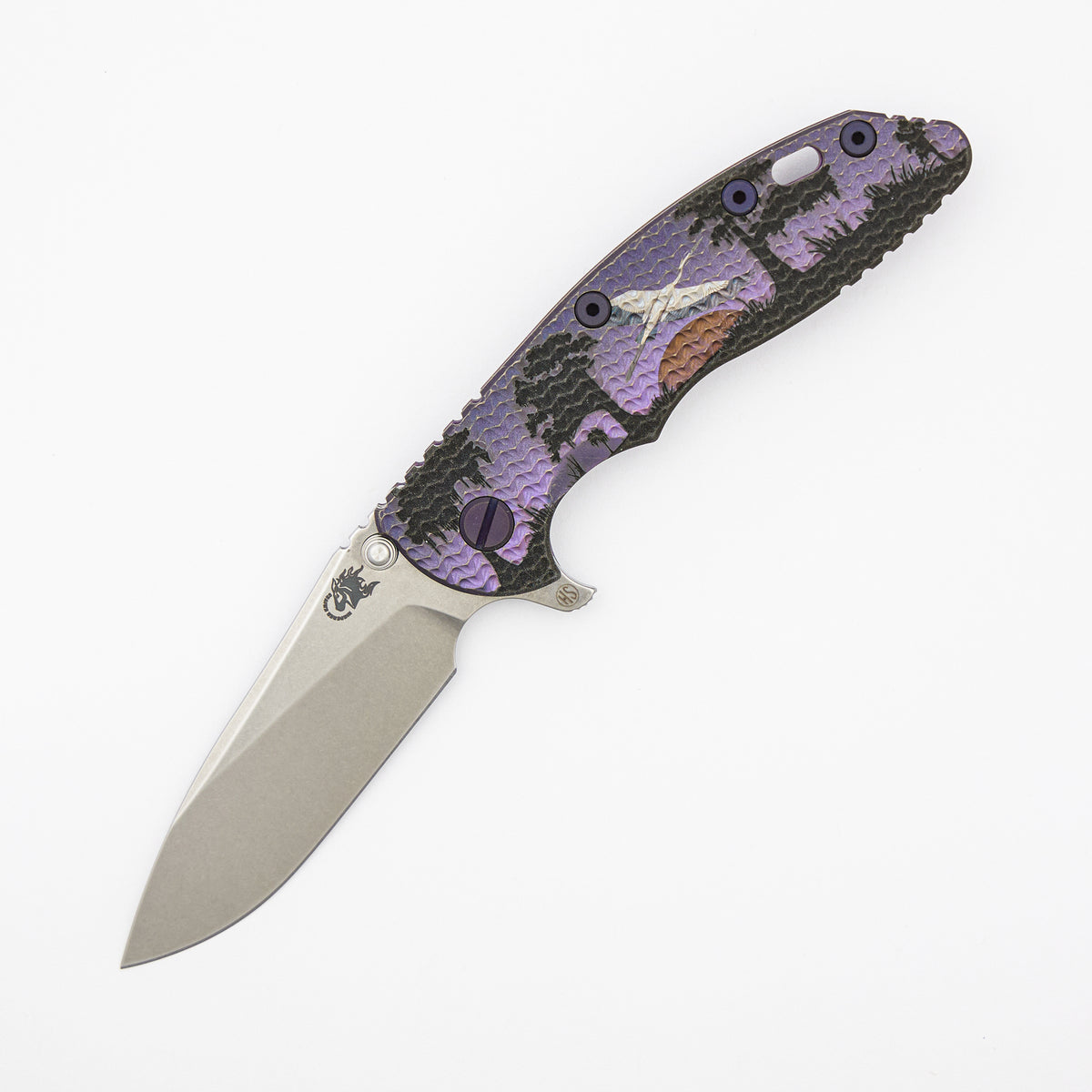XM-18 3.5" - MagnaCut Skinny Slicer - Tri-Way - Ripple Full Titanium - Florida Marsh - 08/20