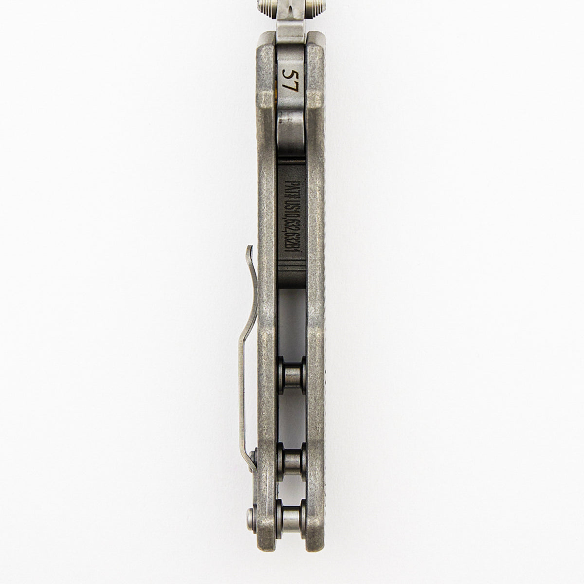 AD20 CXT - CPM-3V - Barong - Textured Titanium #2 - Two-Tone