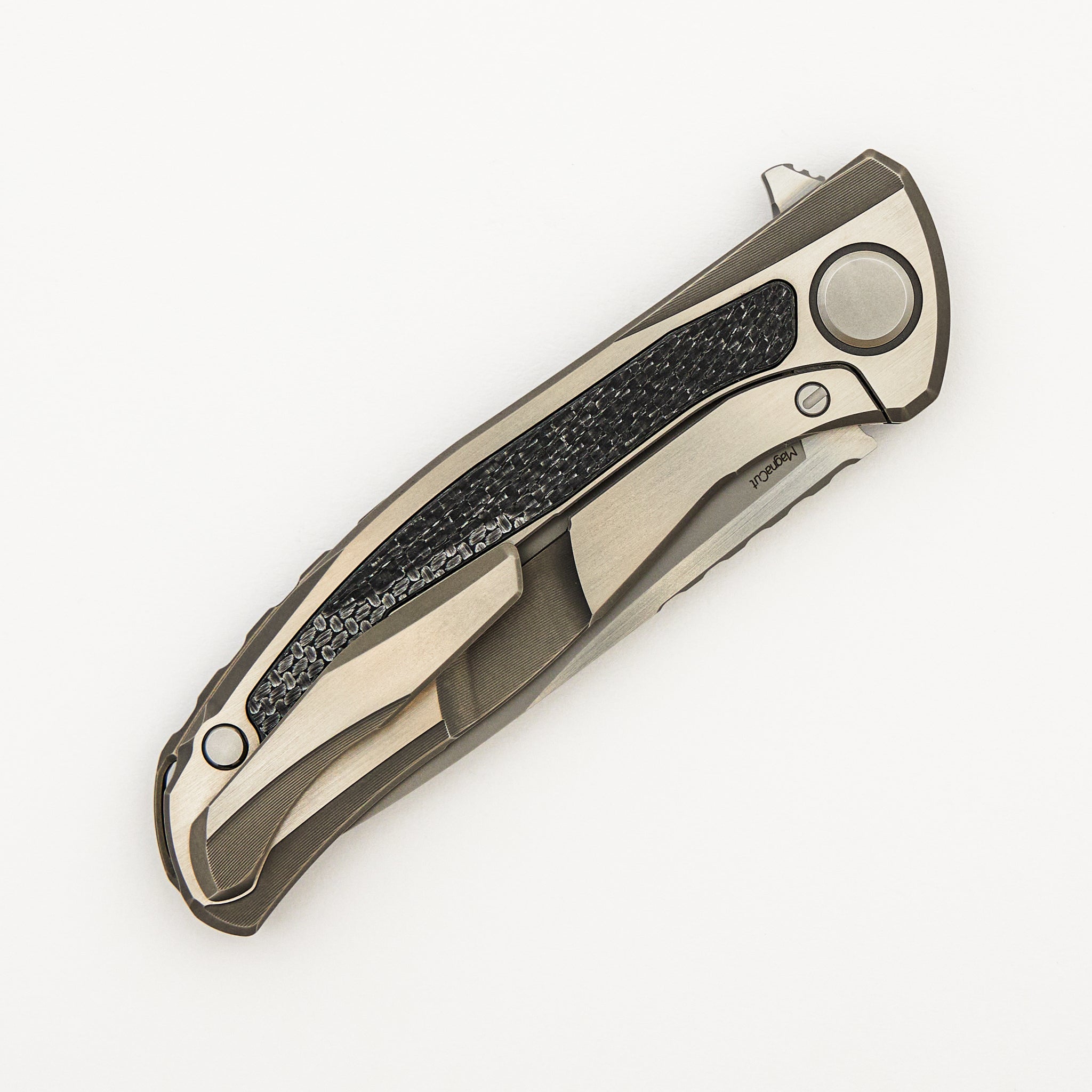 Chris Reeve Knives Collaboration Hati CGG - MagnaCut Blade - Titanium/Black Alutex Handle - MRBS