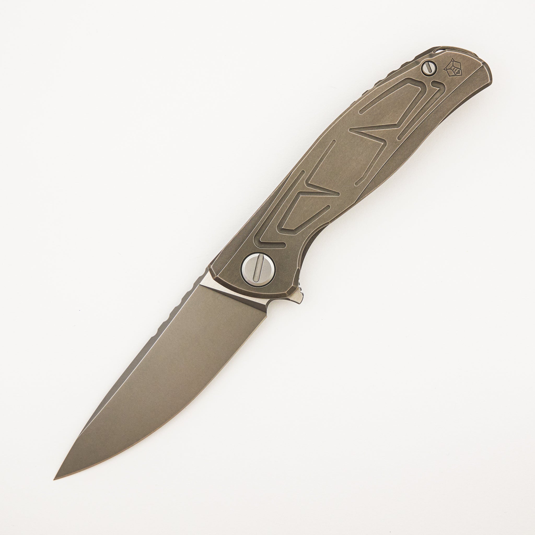 F95 Braces - S90V Blade - Titanium Handle - Washers