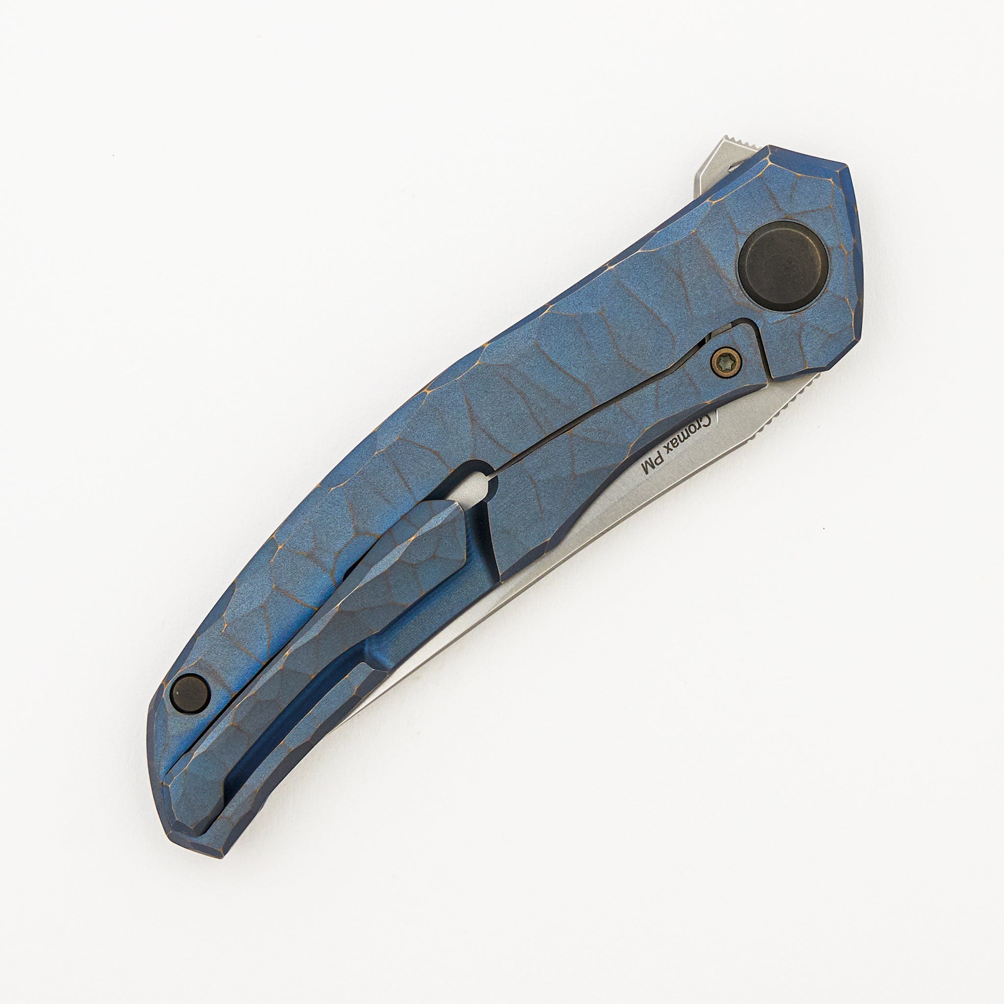Rip Knives Finish Quantum “Blue Machine” – Cromax PM Blade – MRBS