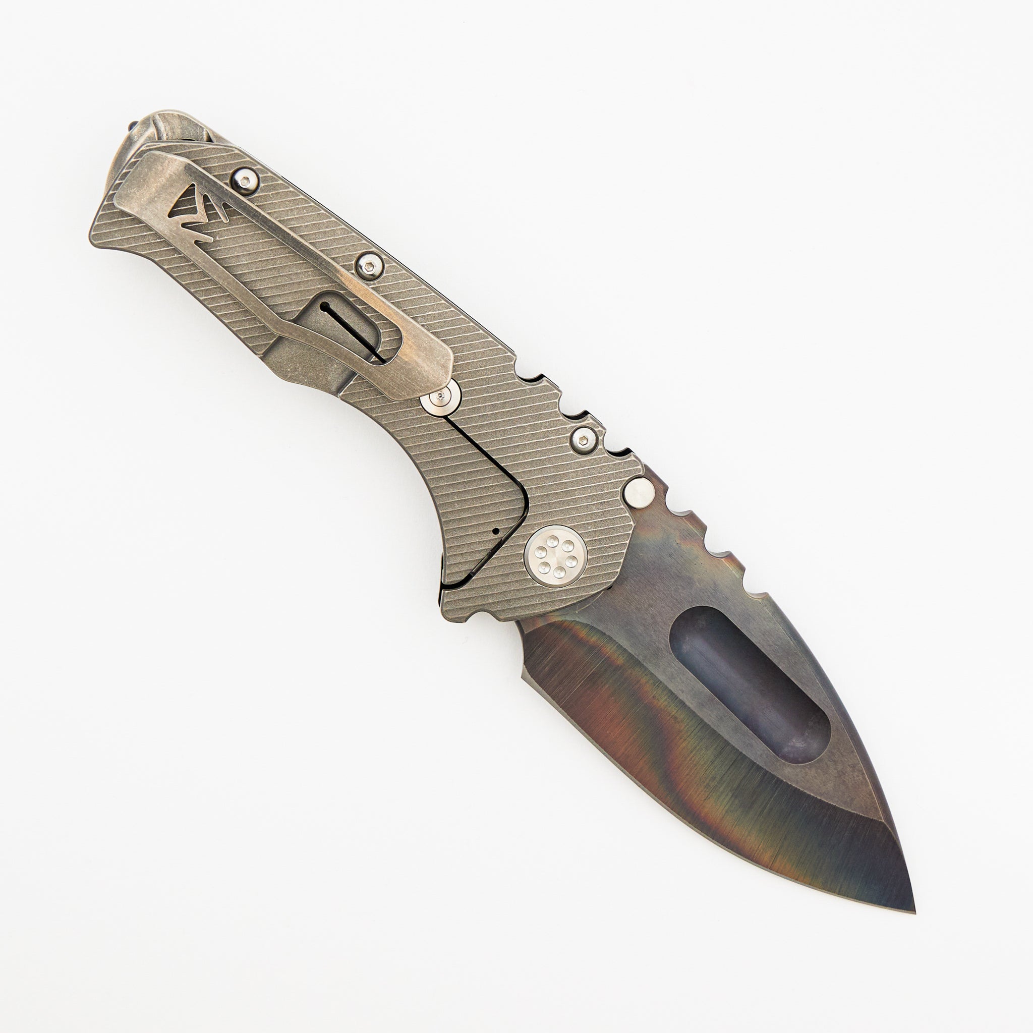 Praetorian Ti-C - Black/Tan G10 Handle - D2 Vulcan Blade