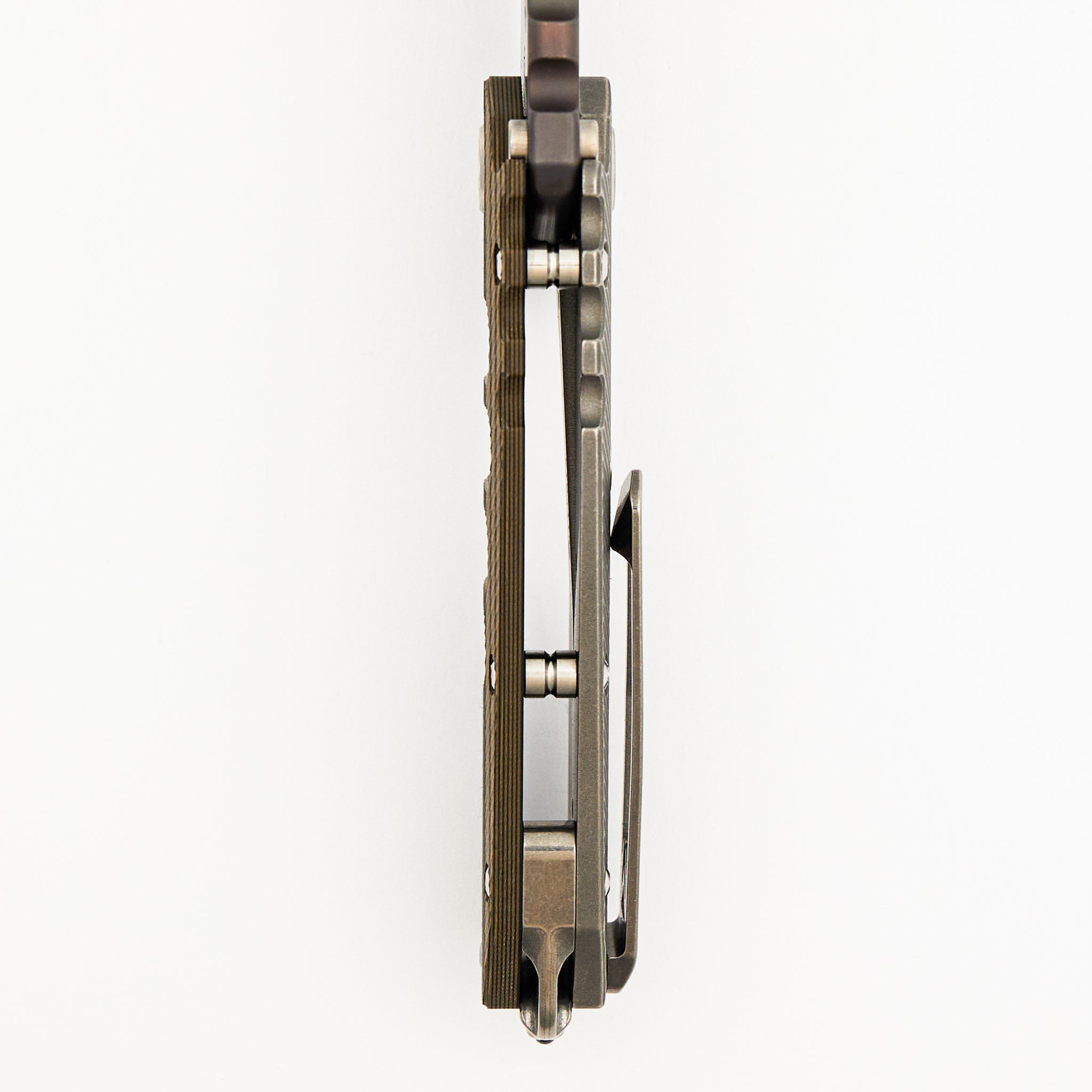 Praetorian Ti-C - Black/Tan G10 Handle - D2 Vulcan Blade