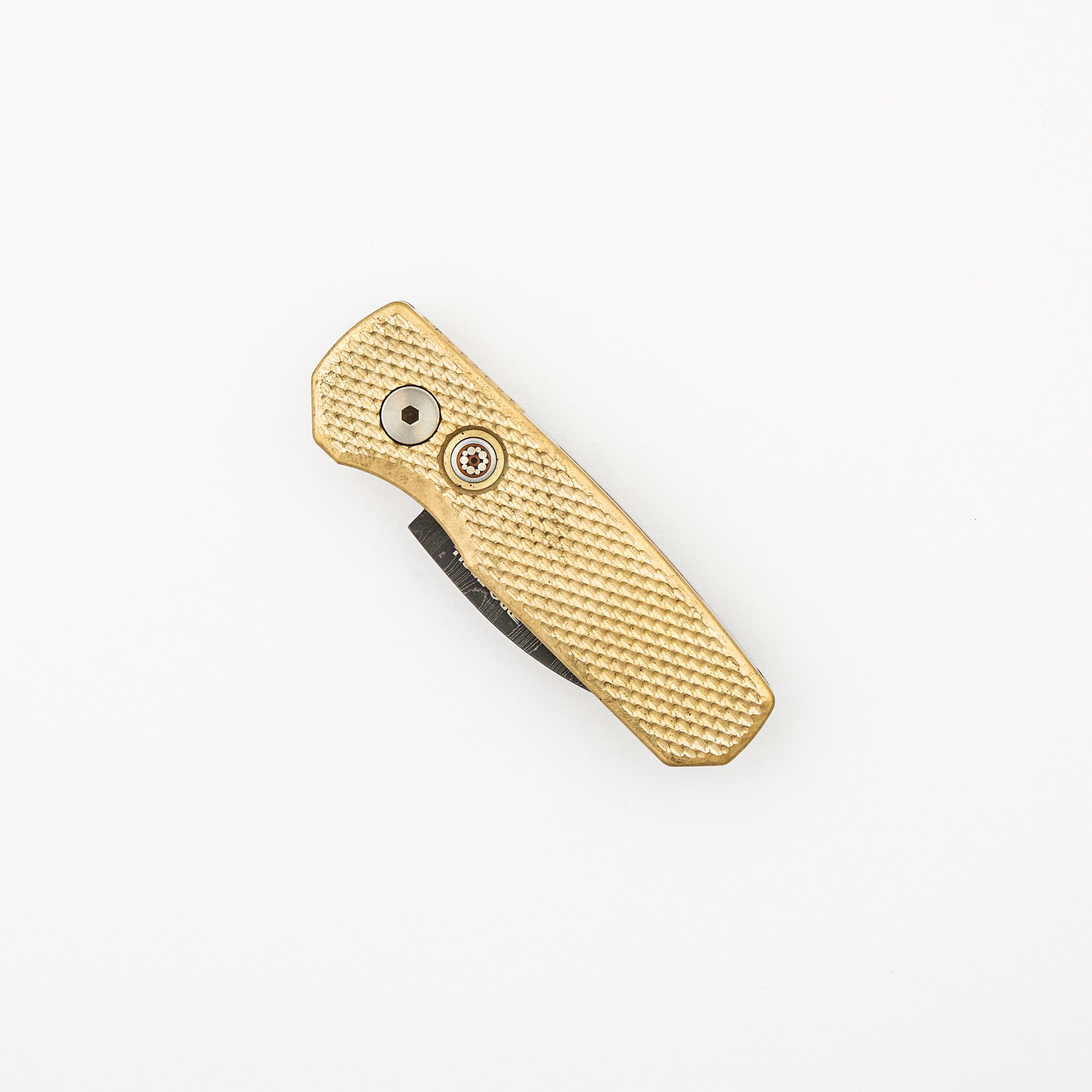 Runt 5 Limited - Textured Bronze AL Handle – Chad Nichols Wharncliffe Blade - #42 of 100