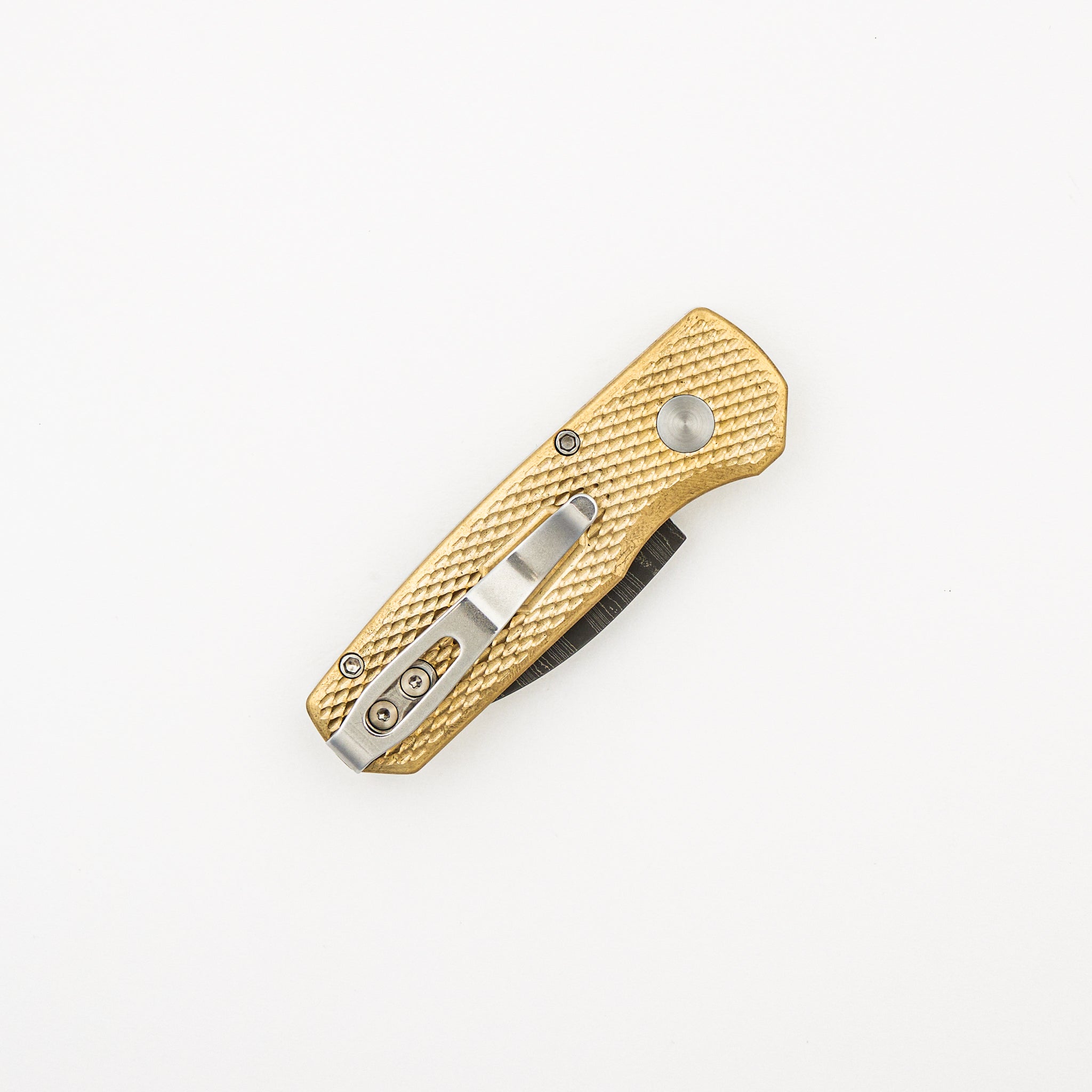 Runt 5 Limited - Textured Bronze AL Handle – Chad Nichols Wharncliffe Blade - #42 of 100