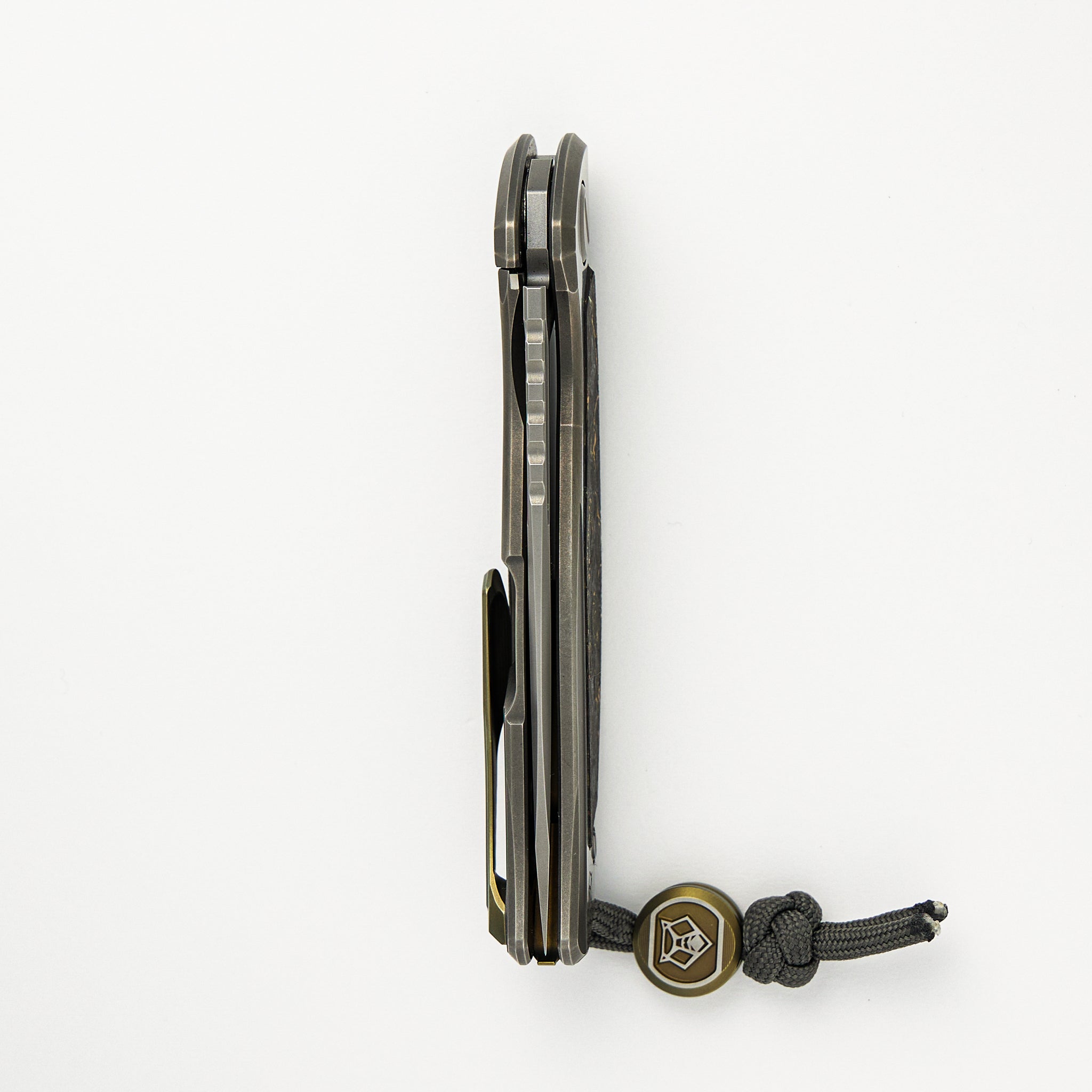 F95NL Gen. 5 - Blade Show Exclusive 2024 - M390 Blade - Titanium Handle - Golden Spark TechnoCarbo Inlays - MRBS