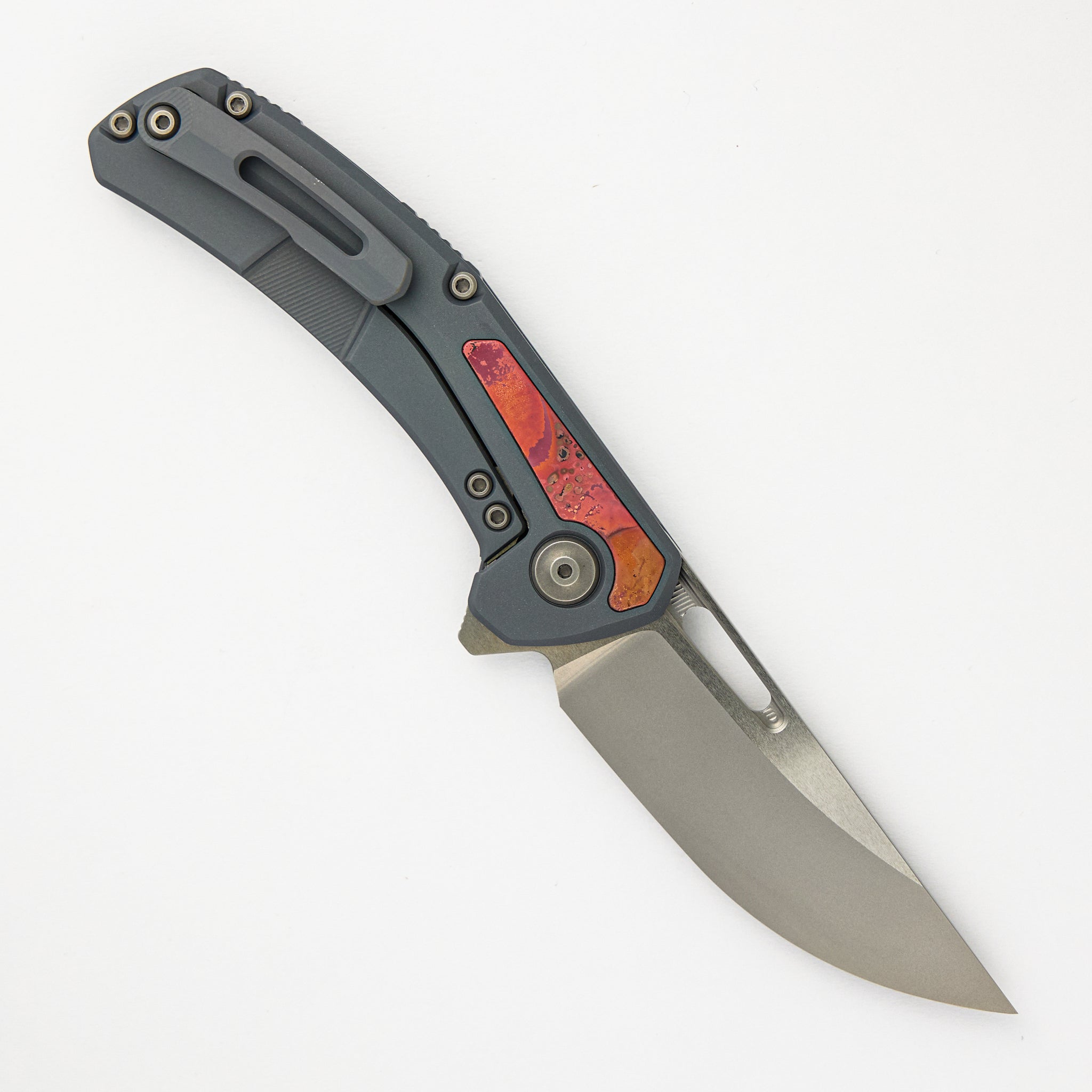 Archer - Titanium/Flamed Copper Handle - MagnaCut Blade