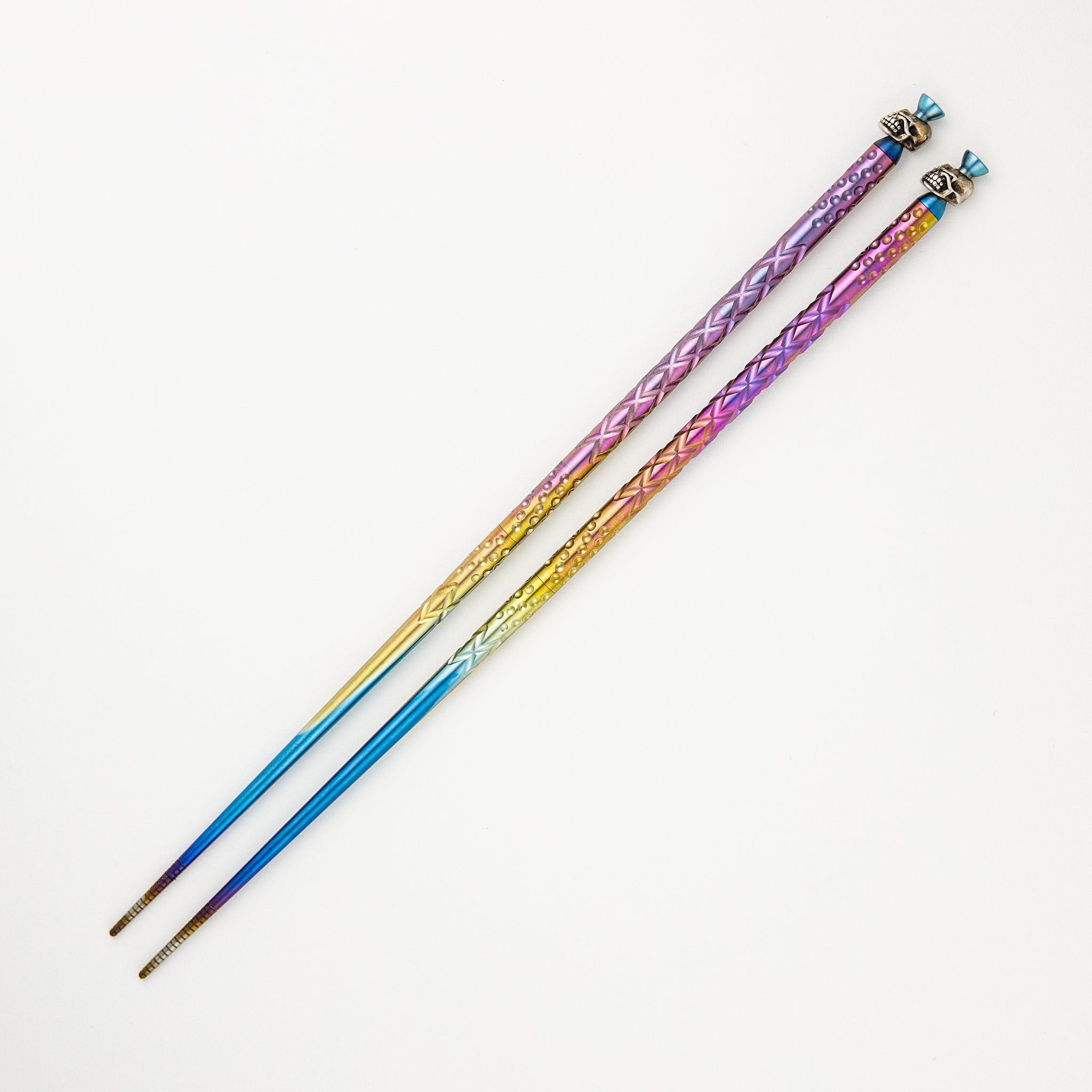 Titanium Chopsticks - Sterling Silver Slicksters
