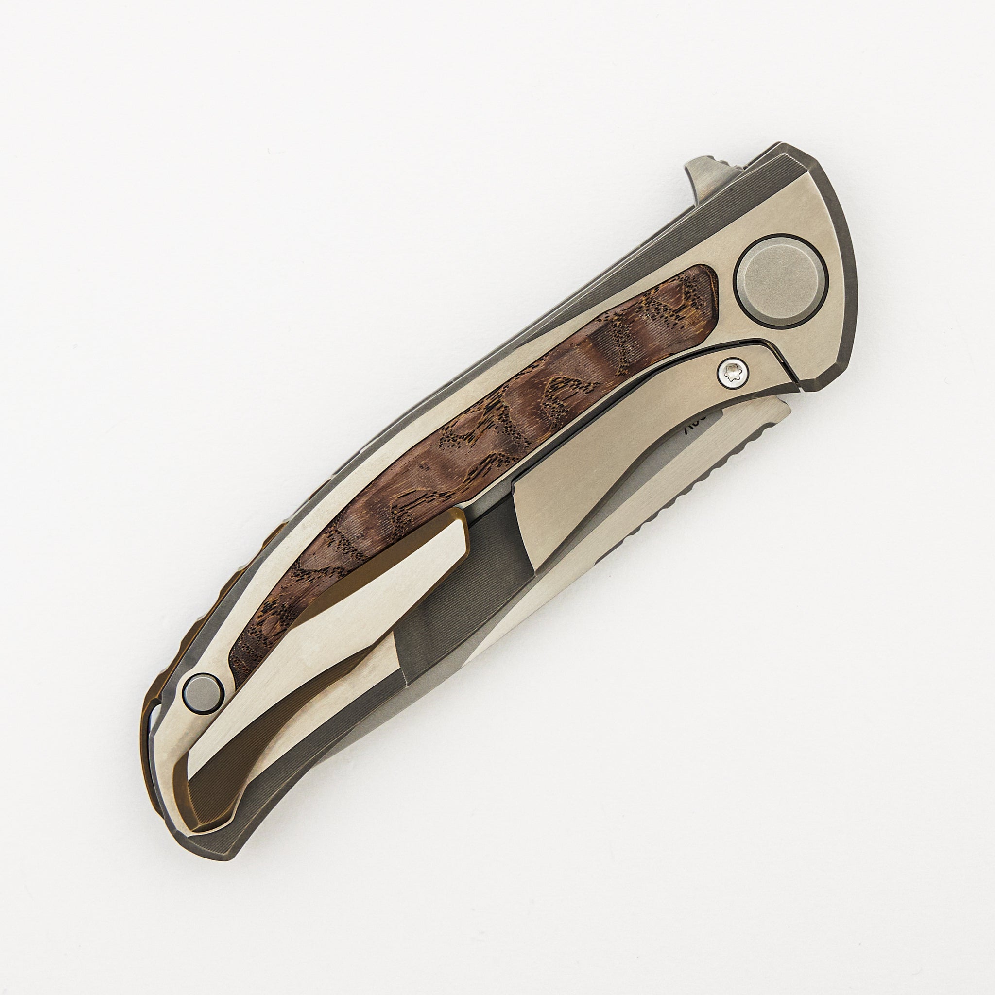 F95NL - Ash Wood Inlay - S90V Blade - MRBS