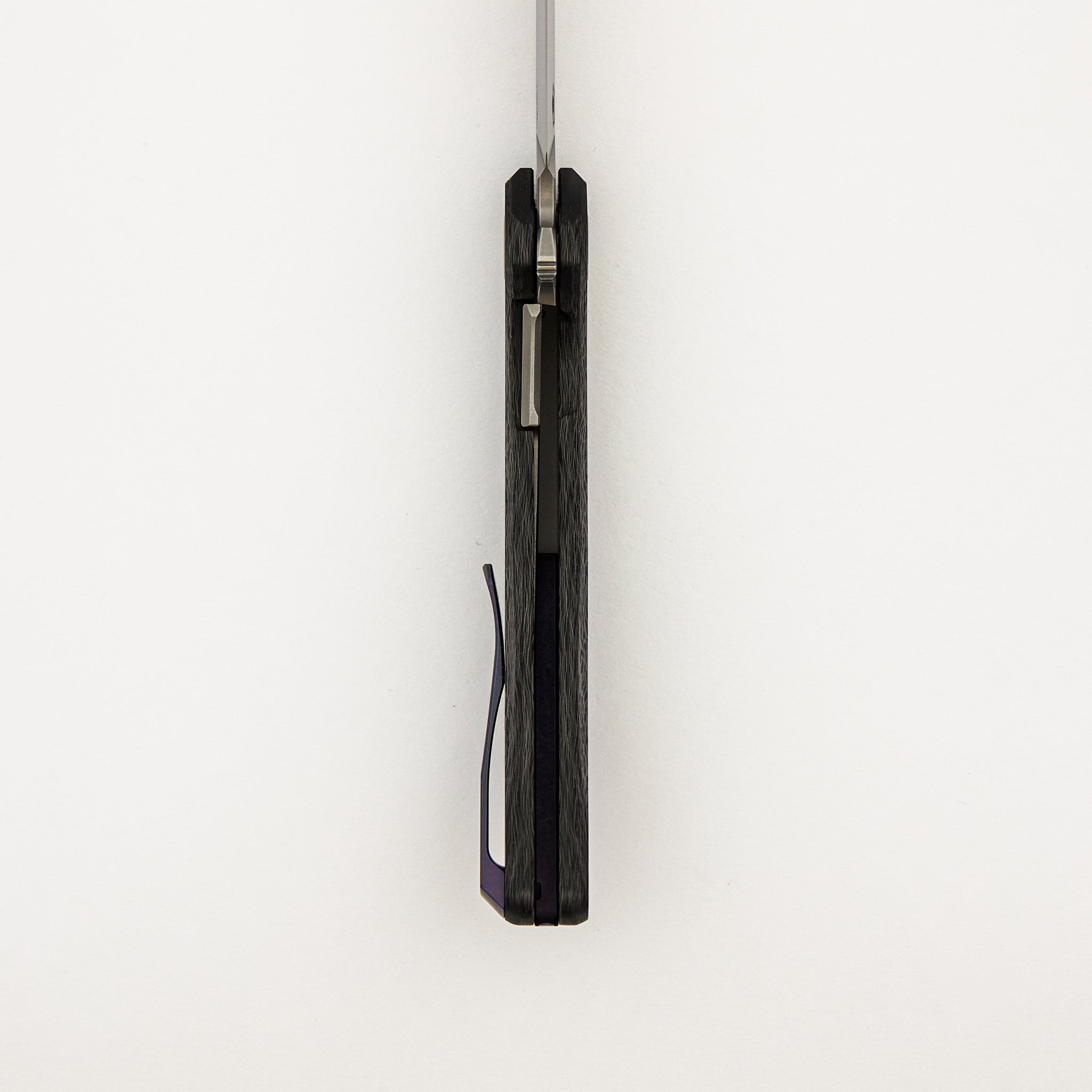 Stellar CF First Production – Purple Carbon Fiber Handle – MagnaCut Blade – MRBS