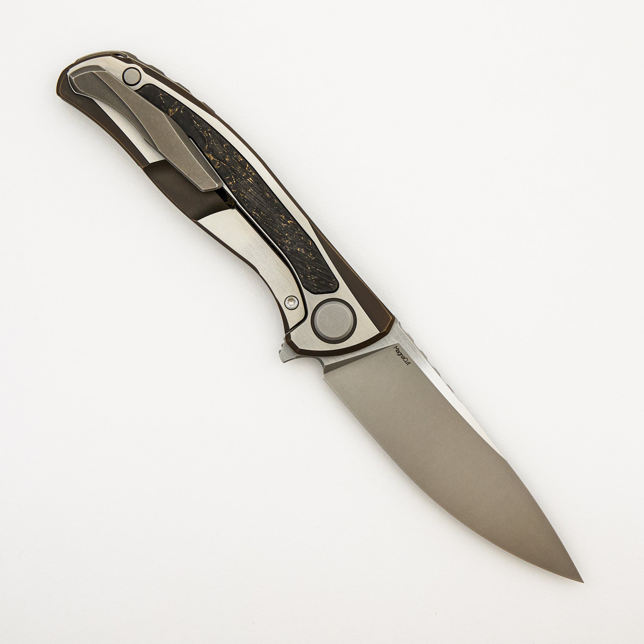 Hati - Bronze Carbon Fiber Handle - MagnaCut Blade - MRBS