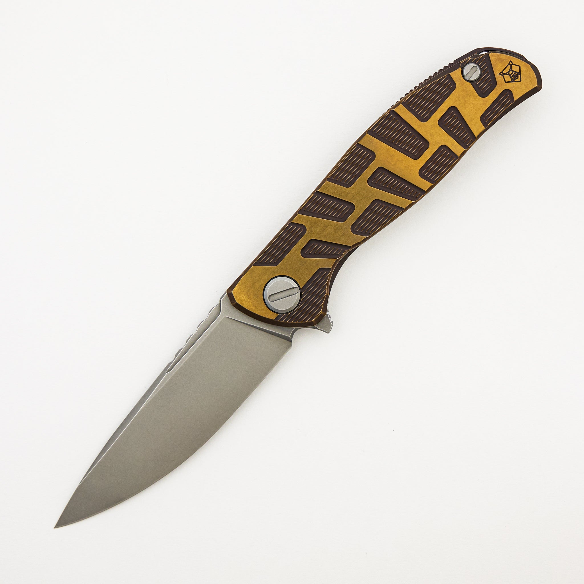 F95 T Pattern Gen. 4 - Bronze Ano Titanium Handle - MagnaCut Blade - M