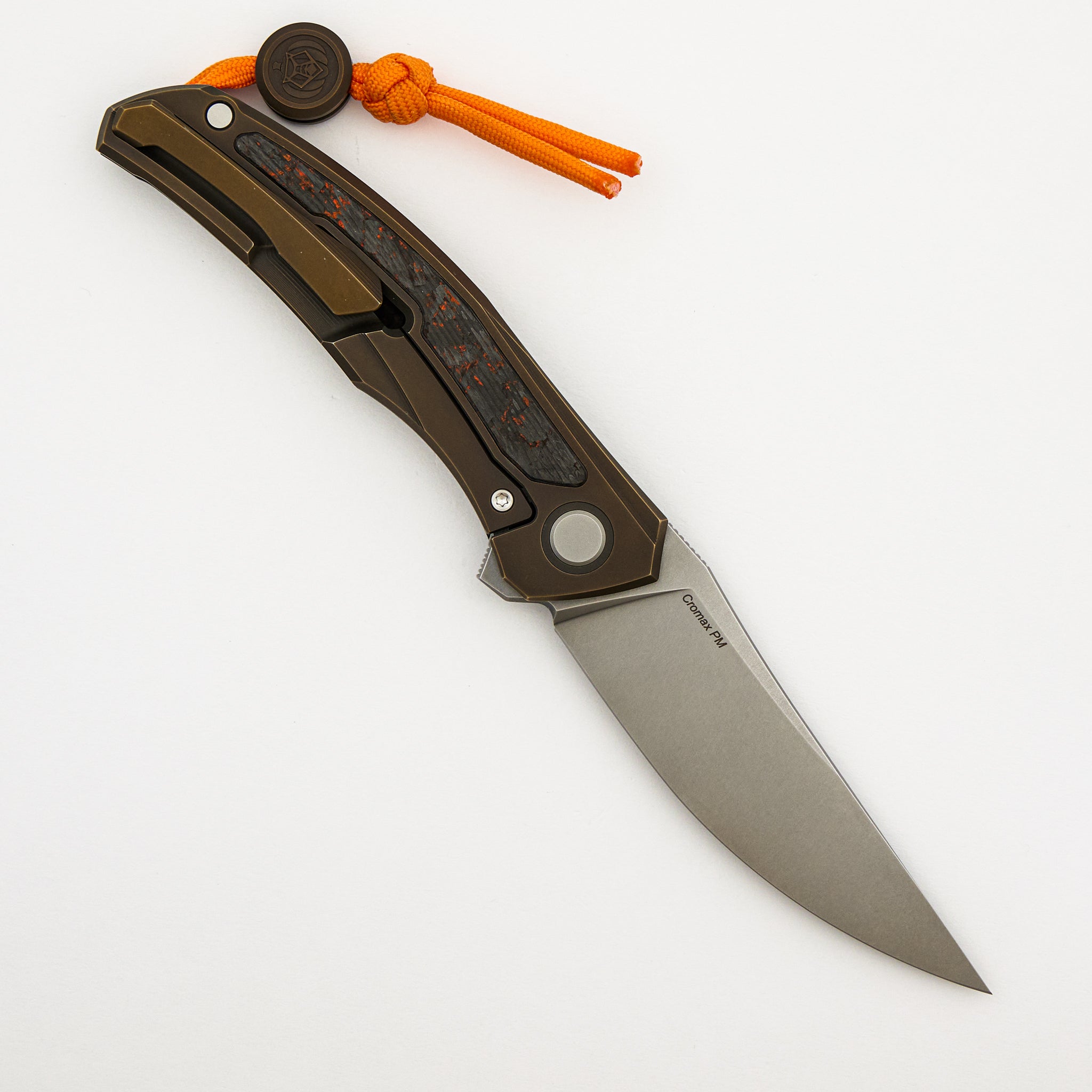 Quantium Halloween Edition - Cromax PM Blade - Titanium/"Halloween" TechnoCarbo W/ Luminofor Handle - MRBS