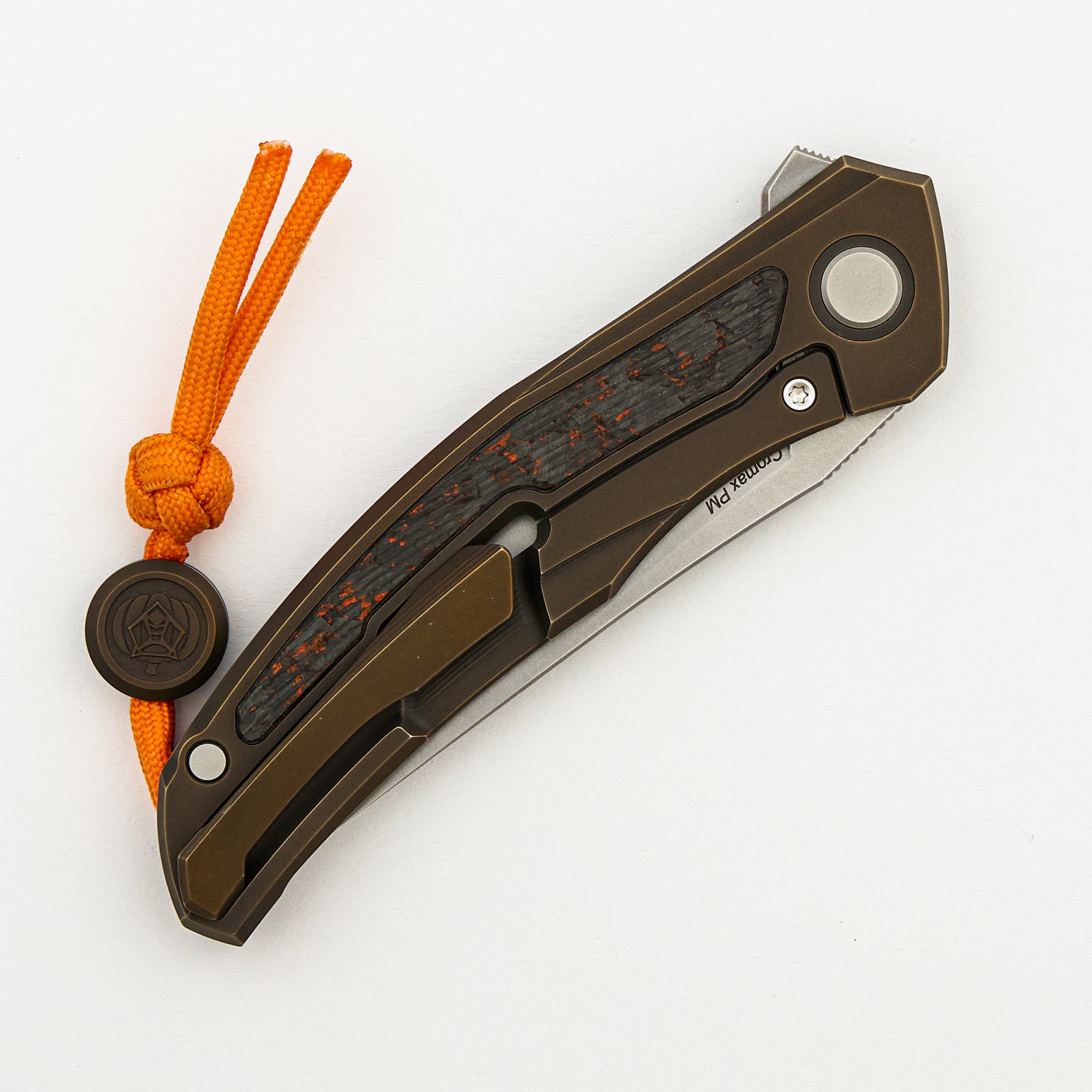 Quantium Halloween Edition - Cromax PM Blade - Titanium/"Halloween" TechnoCarbo W/ Luminofor Handle - MRBS