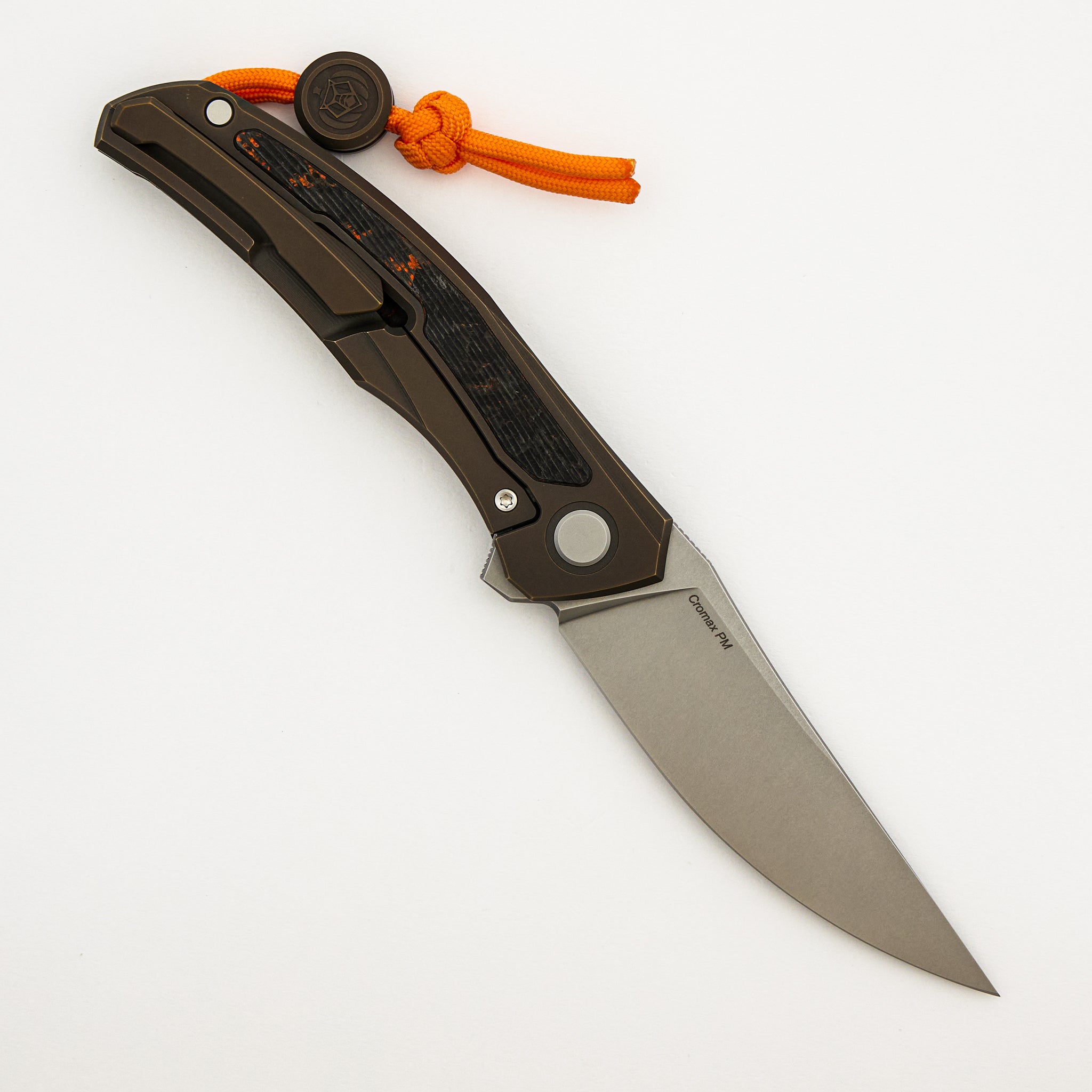Quantium Halloween Edition - Cromax PM Blade - Titanium/"Halloween" TechnoCarbo W/ Luminofor Handle - MRBS