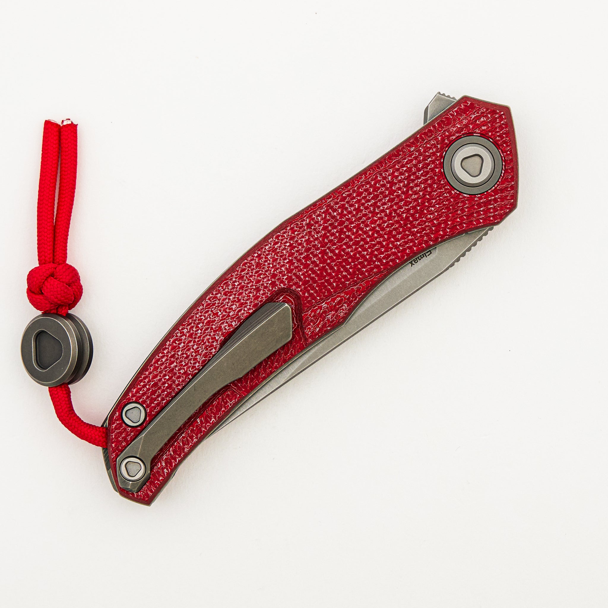 Ursus Q95 - KE26 Show Exclusive - Red Alutex Handle - Elmax Blade - MRBS