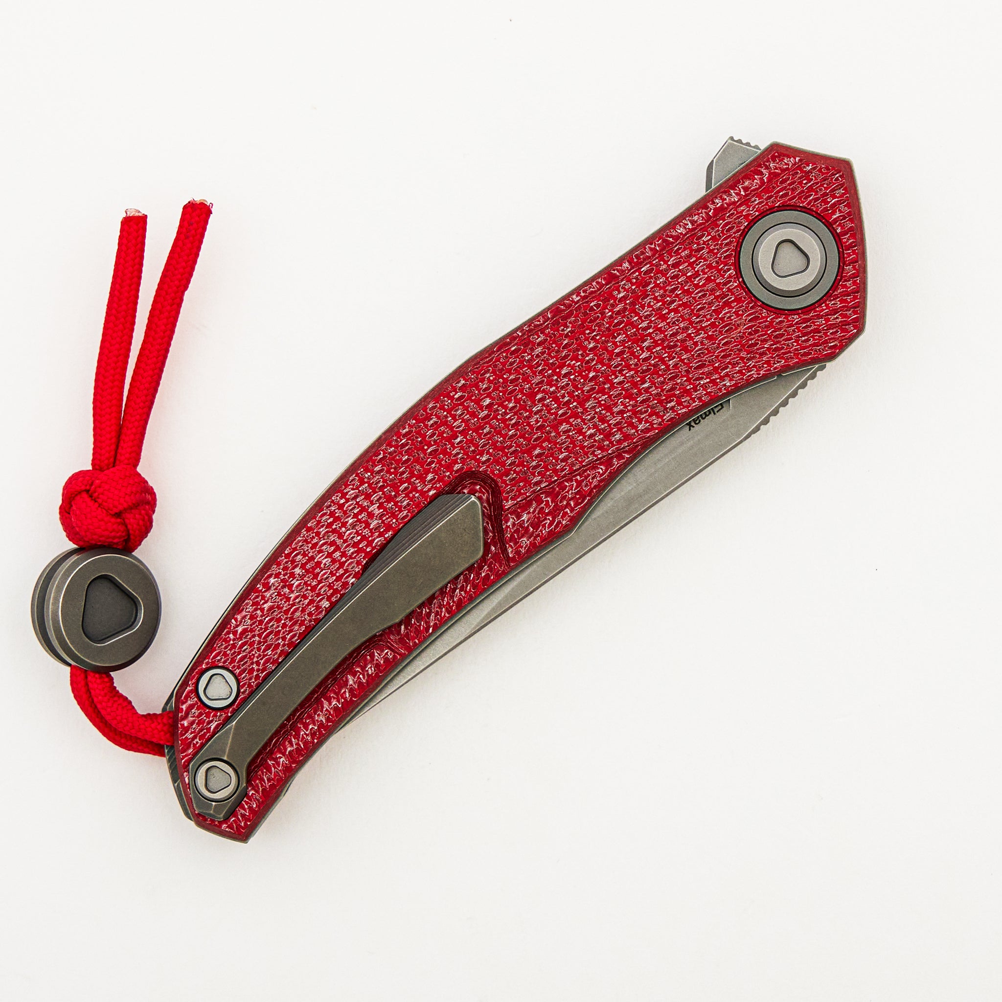 Ursus Q95 - KE26 Show Exclusive - Red Alutex Handle - Elmax Blade - MRBS