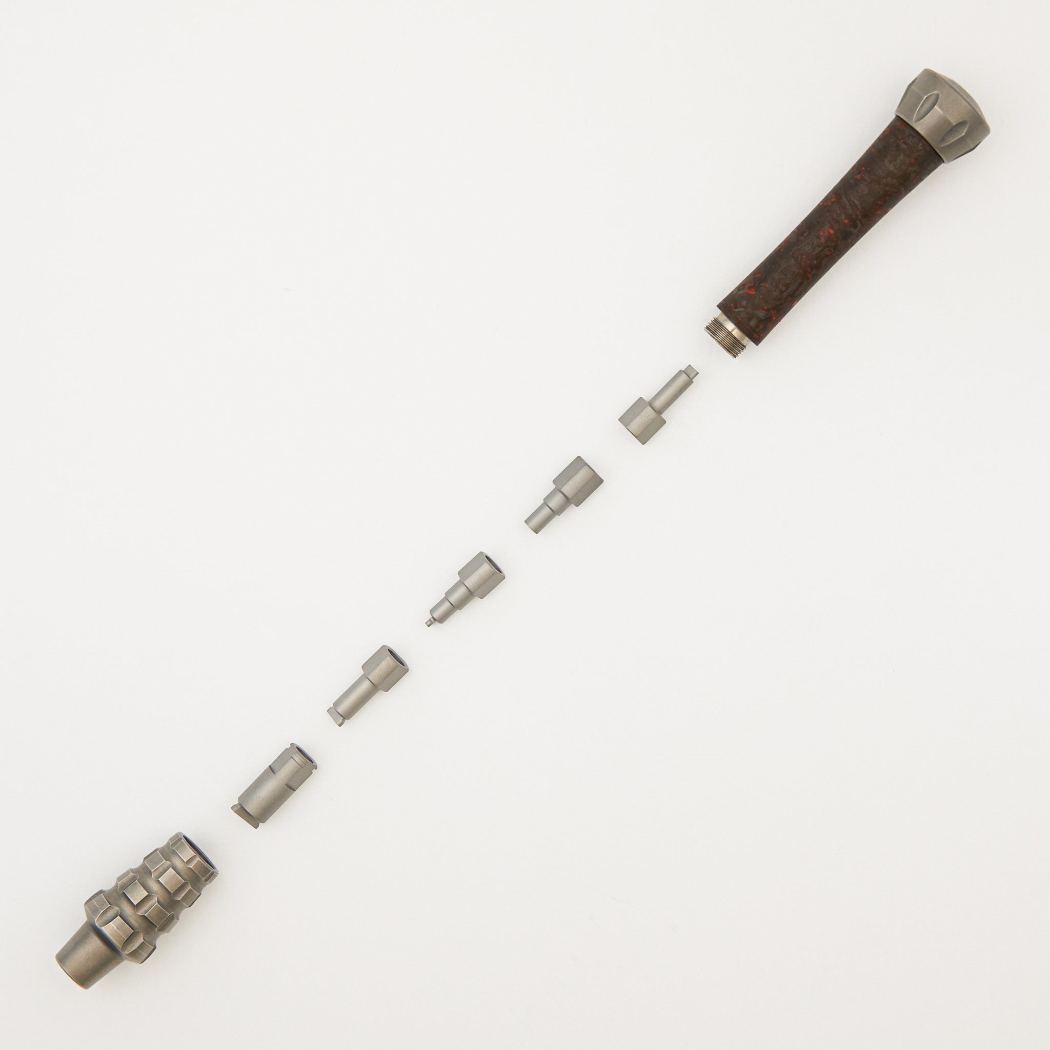 Custom Division Tool - Titanium/Red TechnoCarbo