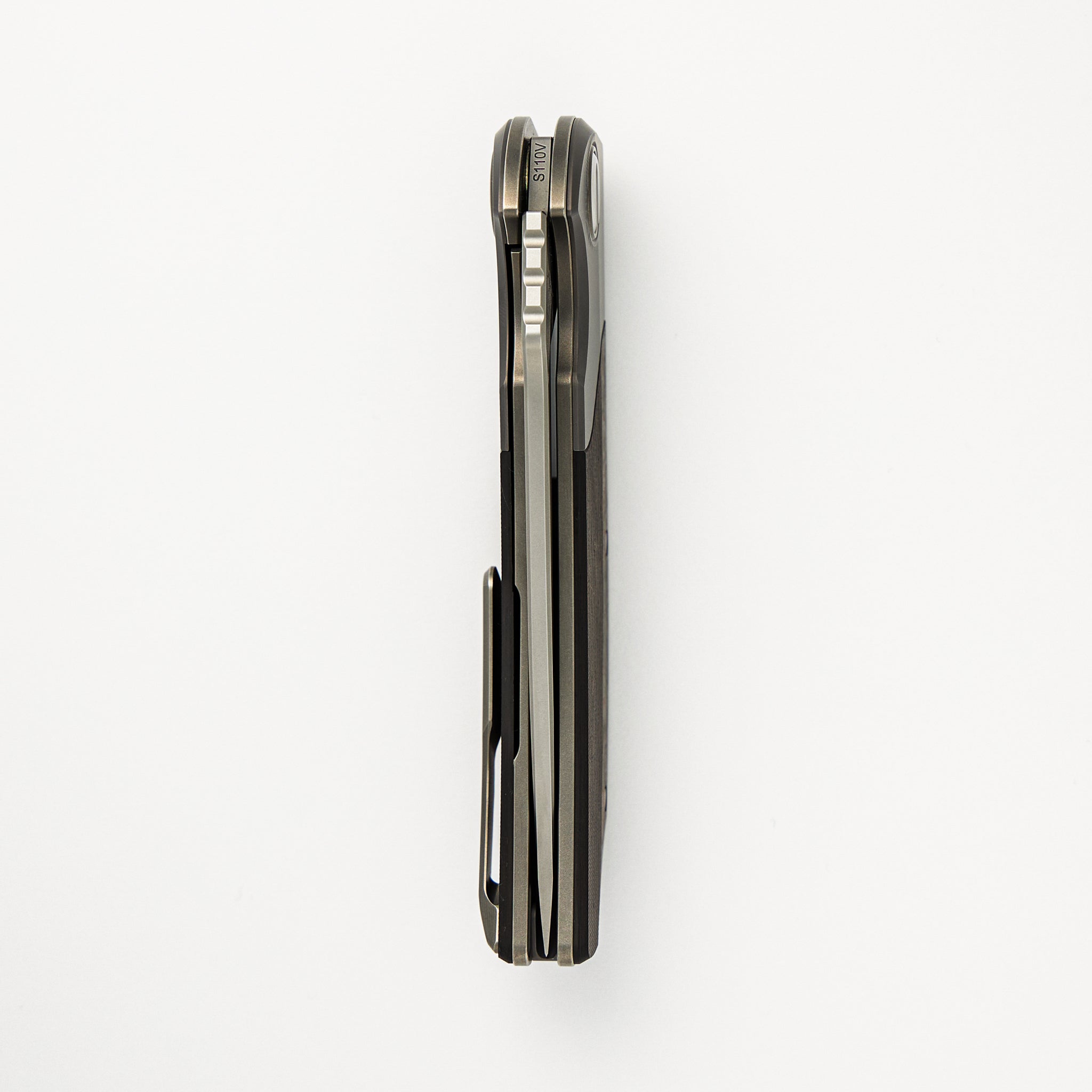 RQ36 – Titanium/Lava & Ash CarboTi Handle – S110V Blade – SRRBS "Limited Edition" (RJ Martin Design)