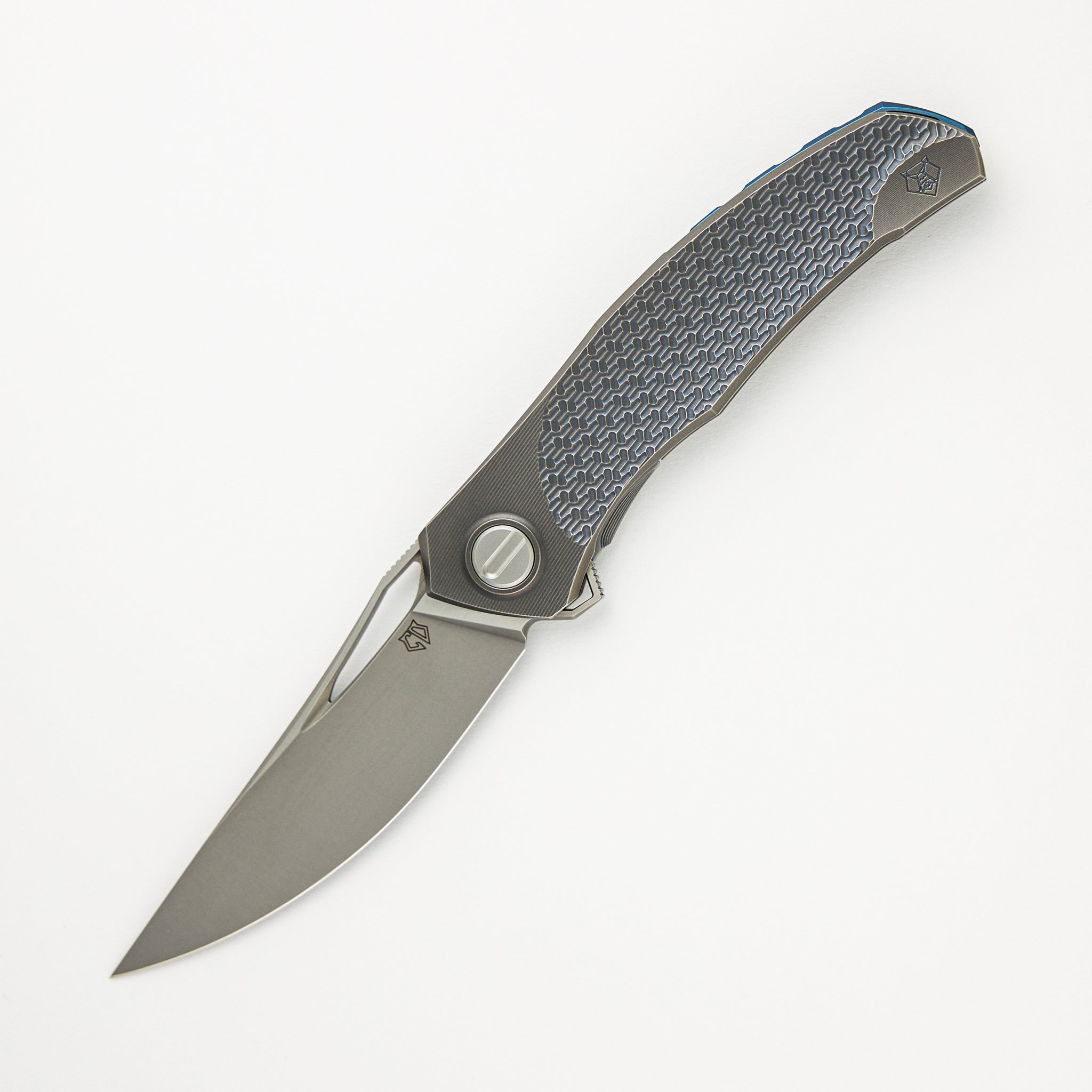 Mini Quantum Custom Division – Titanium Handle – M398 Blade – SRRBS