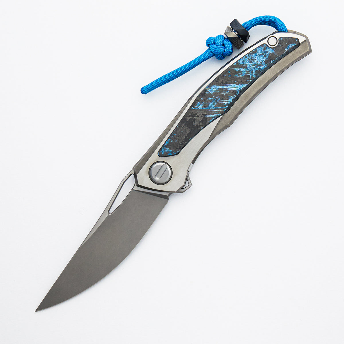 Quantum BLKM - Titanium/Ocean Blue CarboTi Handle - S90V Blade - SRRBS - R1 Invitational 2026