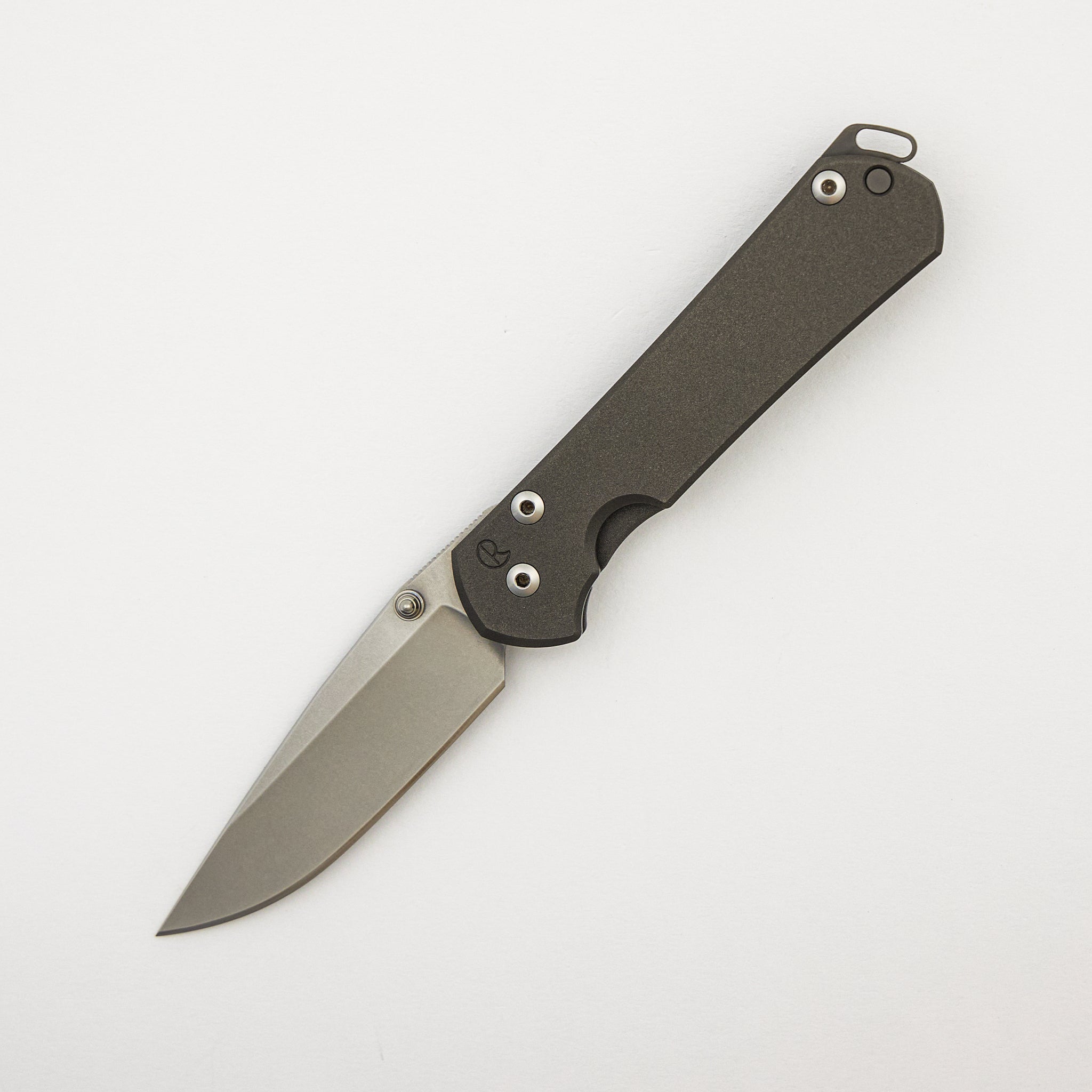 Small Sebenza 31 - Drop Point CPM S45VN Blade - Silver Double Lugs