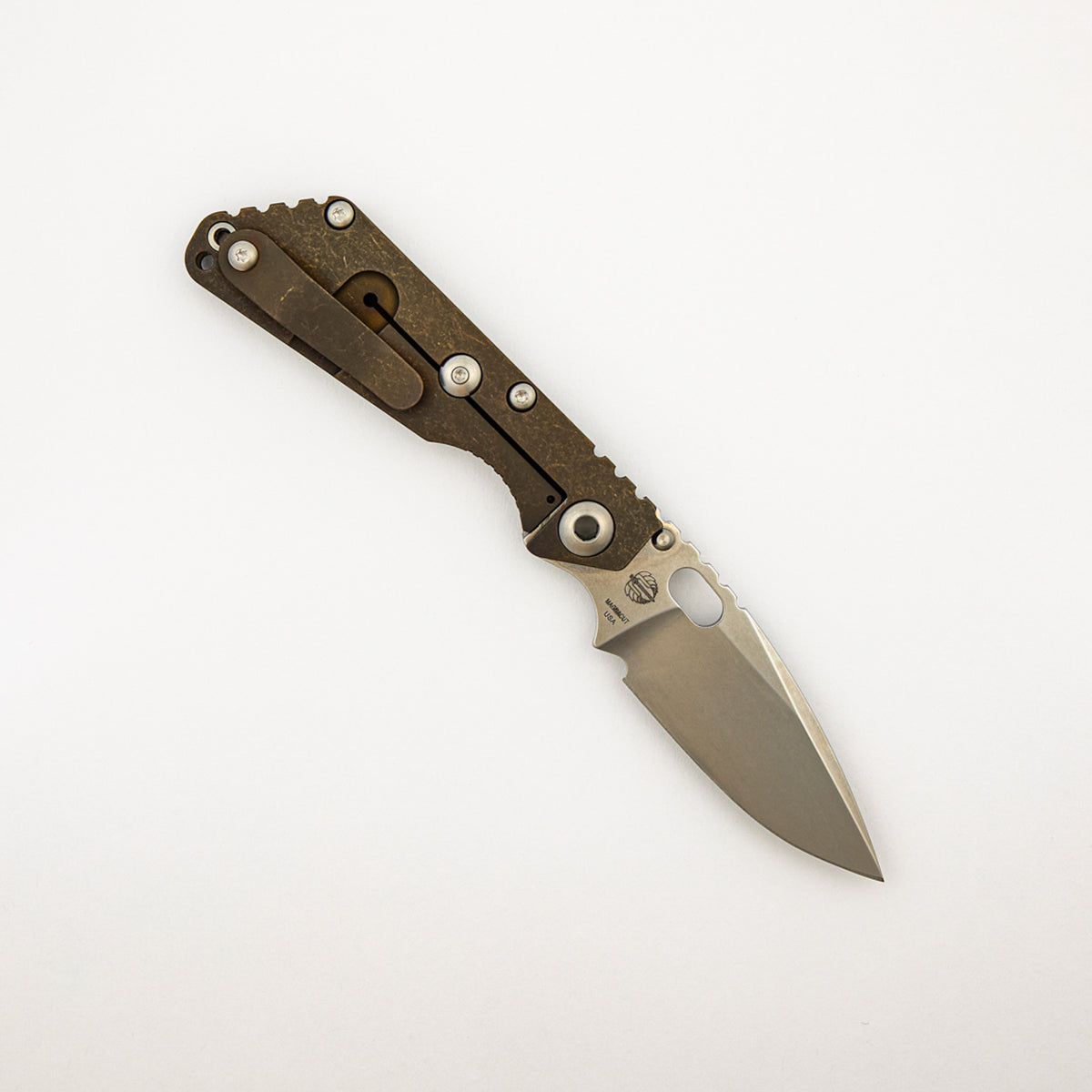 SNG CC - Drop Point MagnaCut Blade - Titanium Handle