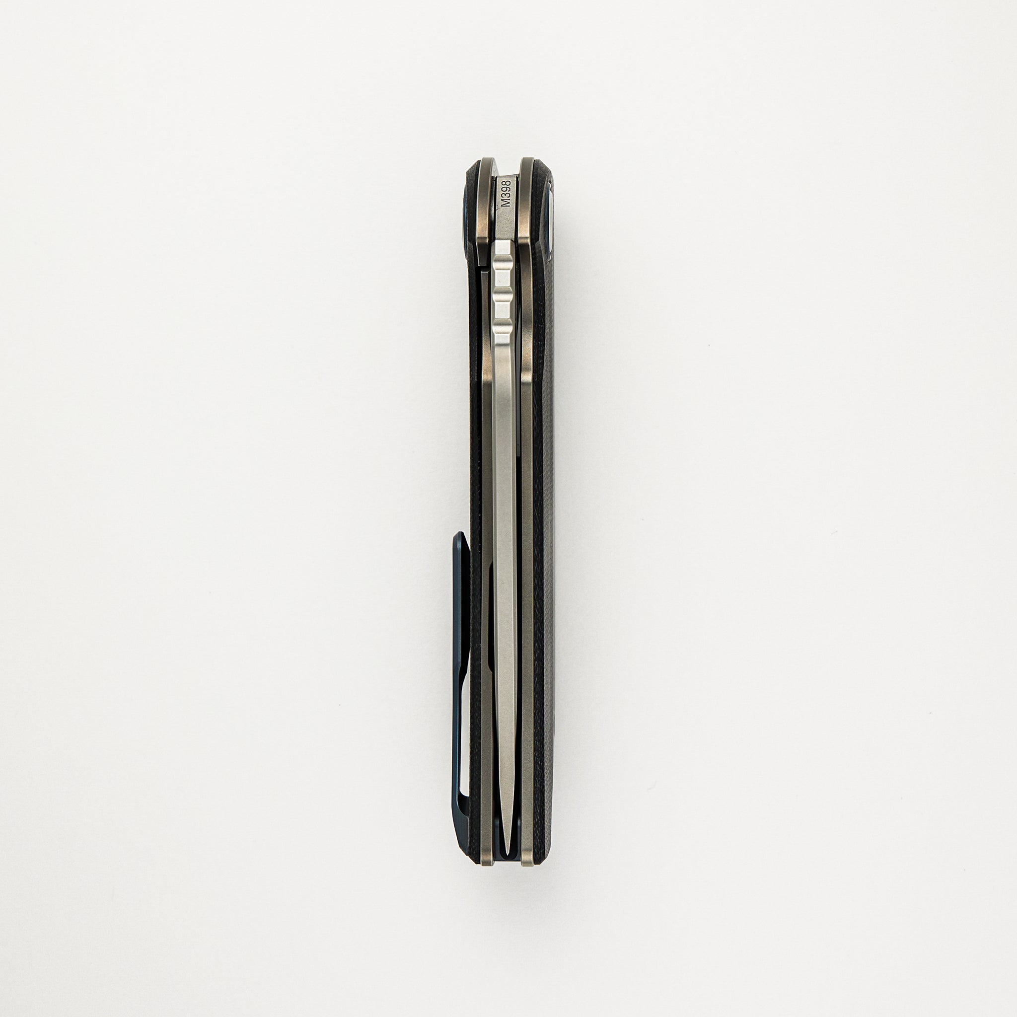Soft Overkill - M398 Blade - Black Canvas Micarta Handle - SRRBS"Limited Edition" (RJ Martin Design)