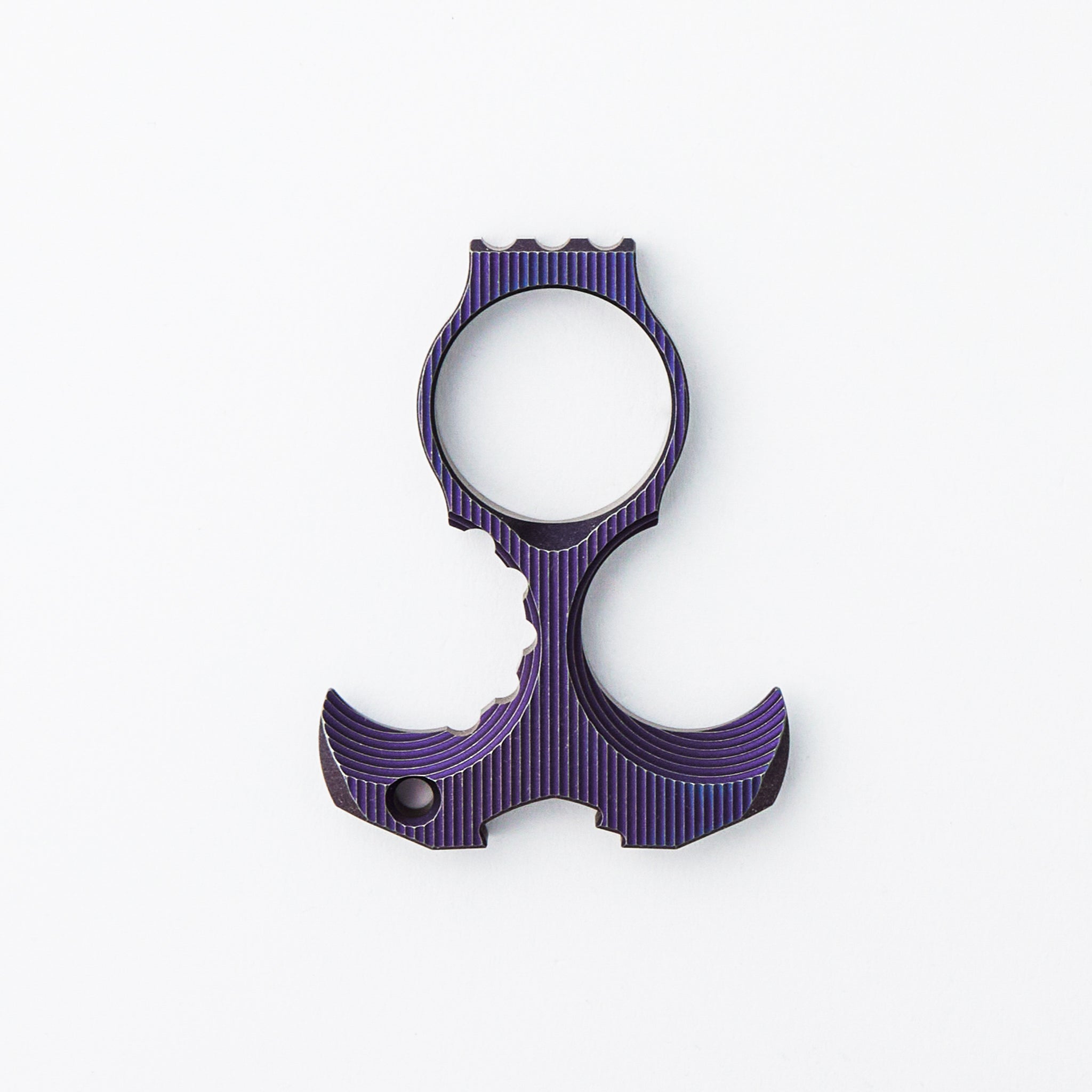 Derzhava - Purple Titanium - Vertical Mill Pattern