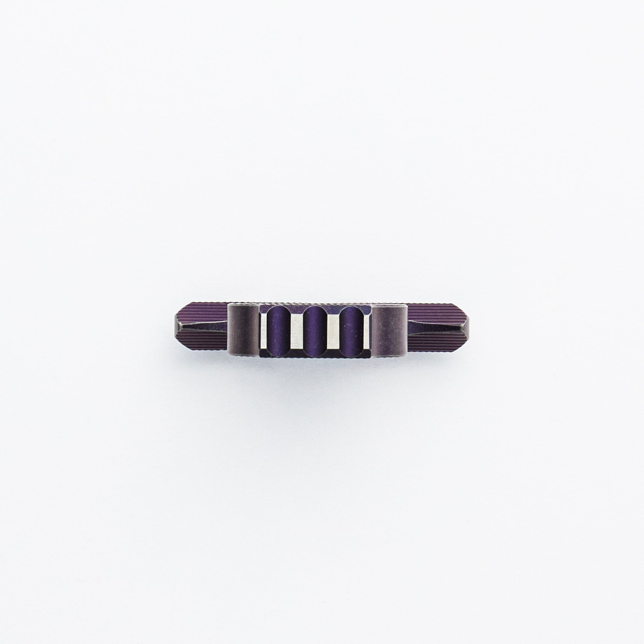 Derzhava - Purple Titanium - Vertical Mill Pattern