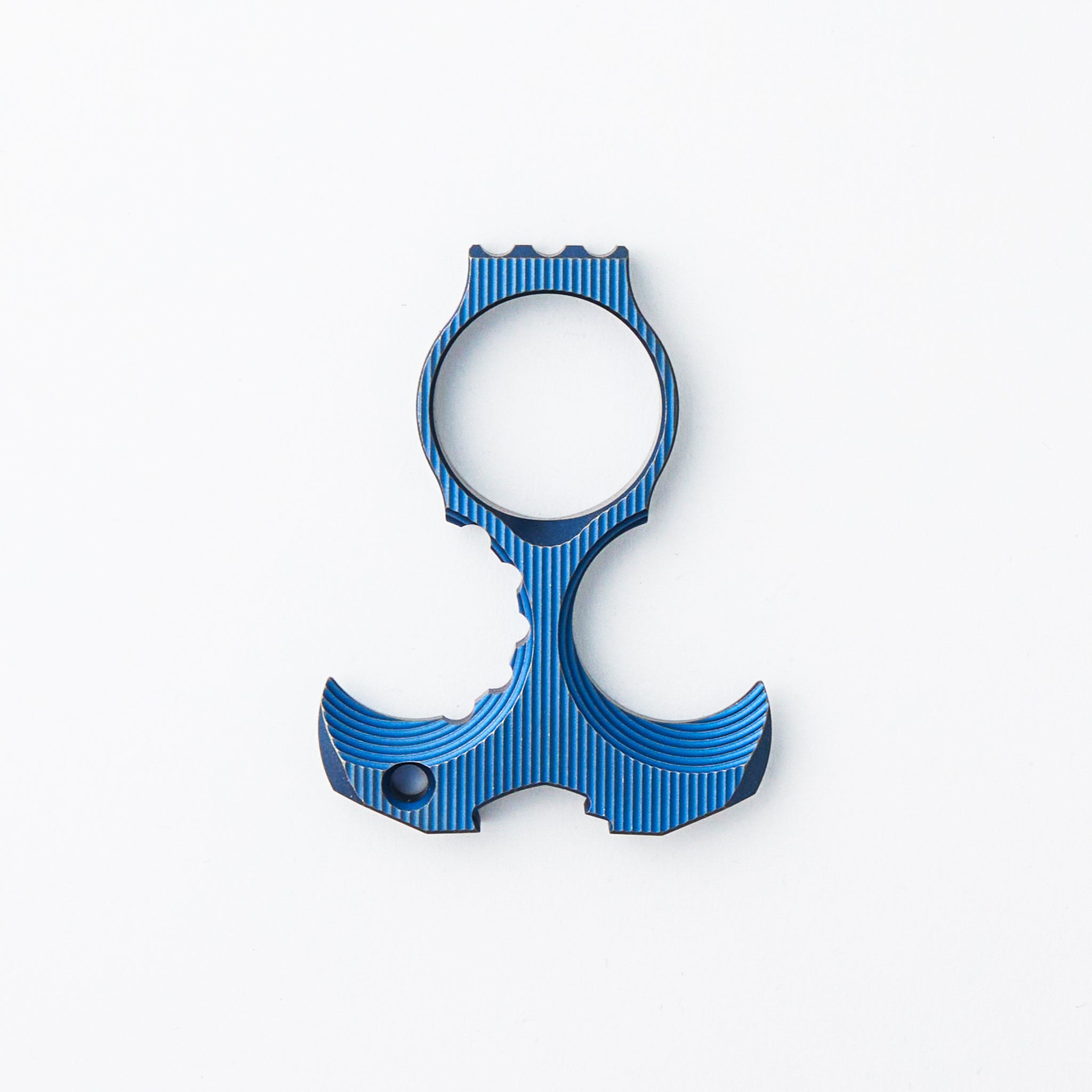 Derzhava - Blue Titanium - Vertical Mill Pattern