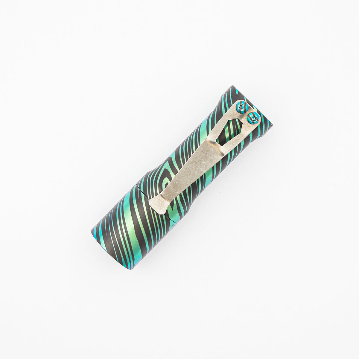 Huckleberry Flashlight – Titanium - Fauxmascus - Toxic