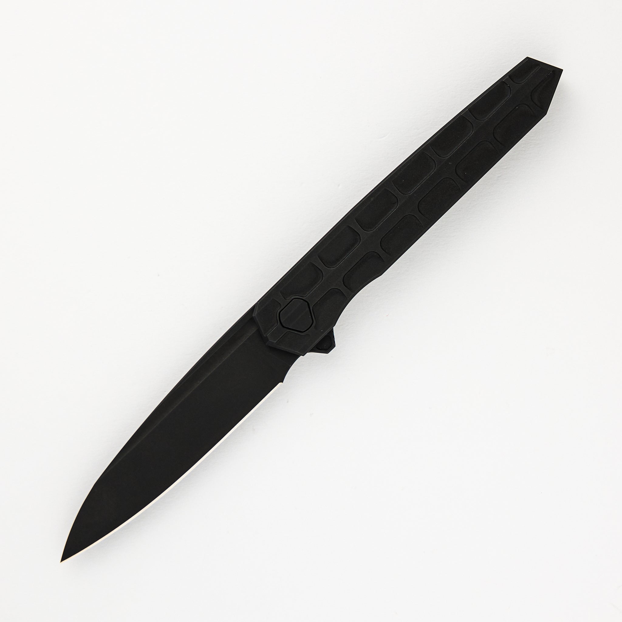 Cypher Mini – Full Tech Series – Black PVD Ti Handle – Black PVD M390 Blade