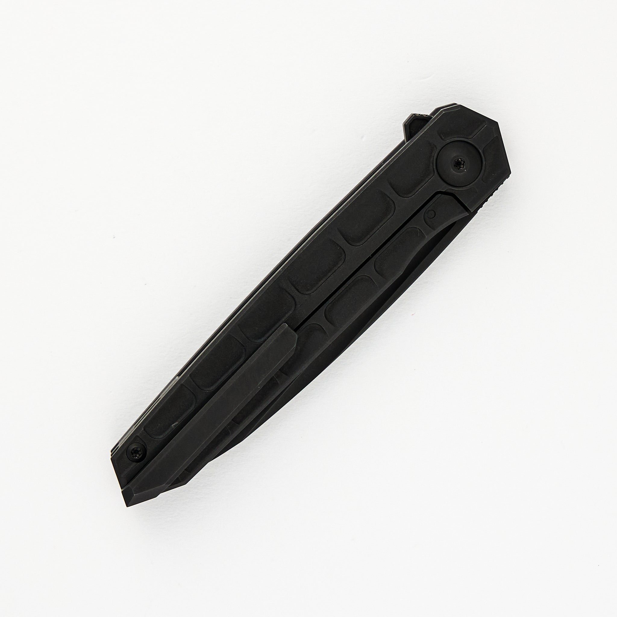Cypher Mini – Full Tech Series – Black PVD Ti Handle – Black PVD M390 Blade