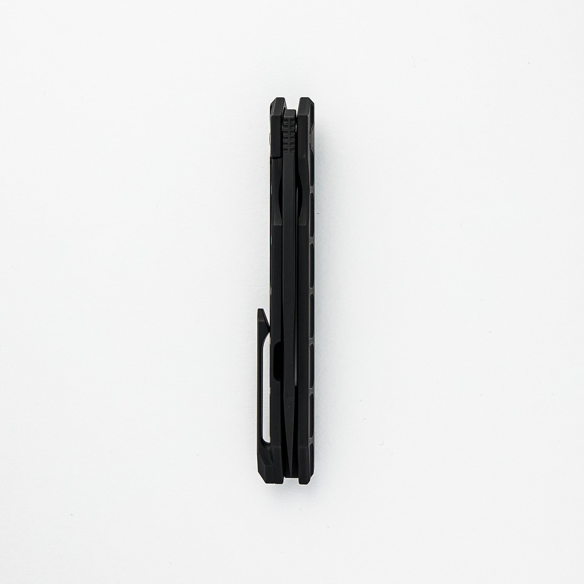 Cypher Mini – Full Tech Series – Black PVD Ti Handle – Black PVD M390 Blade