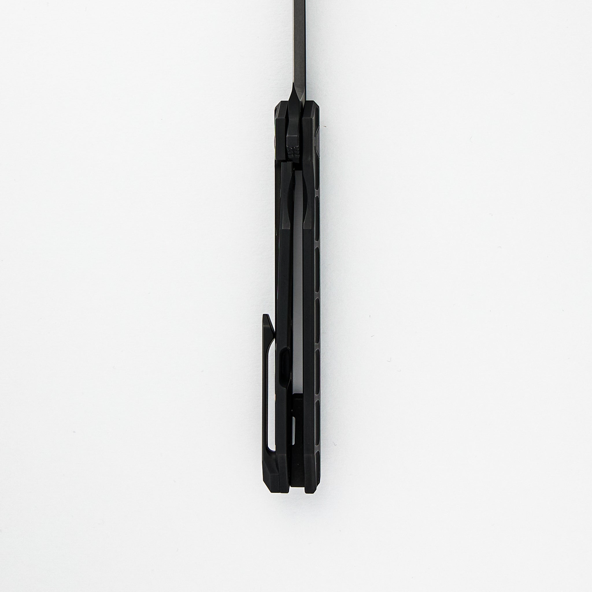 Cypher Mini – Full Tech Series – Black PVD Ti Handle – Black PVD M390 Blade