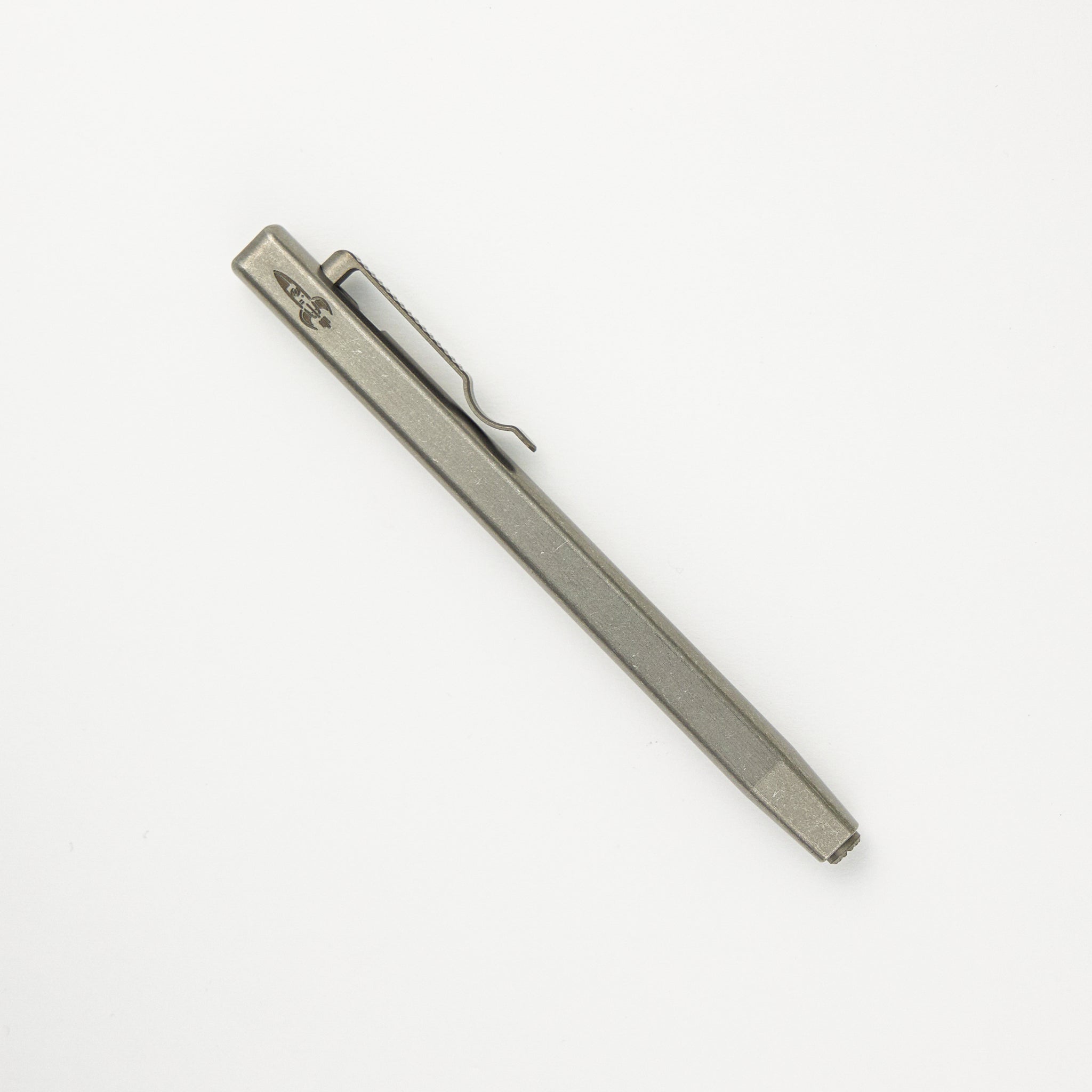 Minotaur Bolt Action Pen - Titanium Sleek