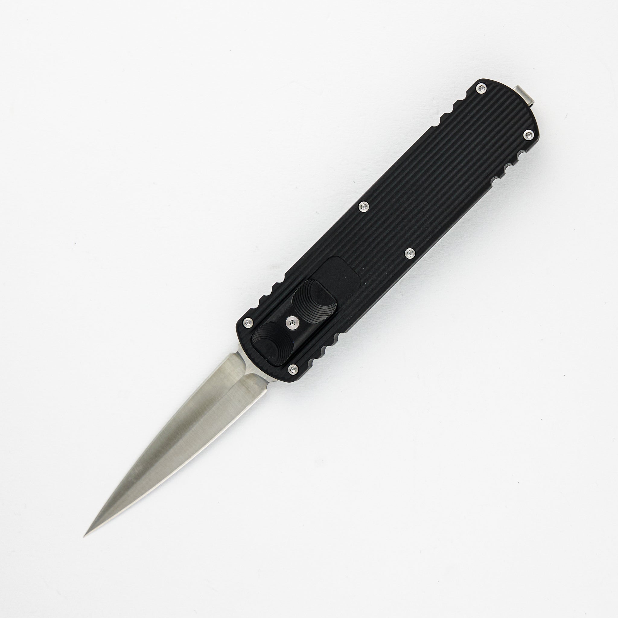 Zulu – Black Aluminum Handle – Satin Dagger M390 Blade