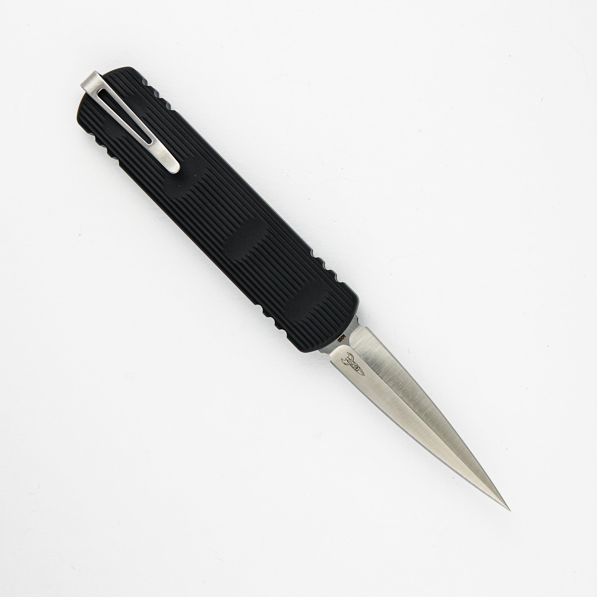 Zulu – Black Aluminum Handle – Satin Dagger M390 Blade