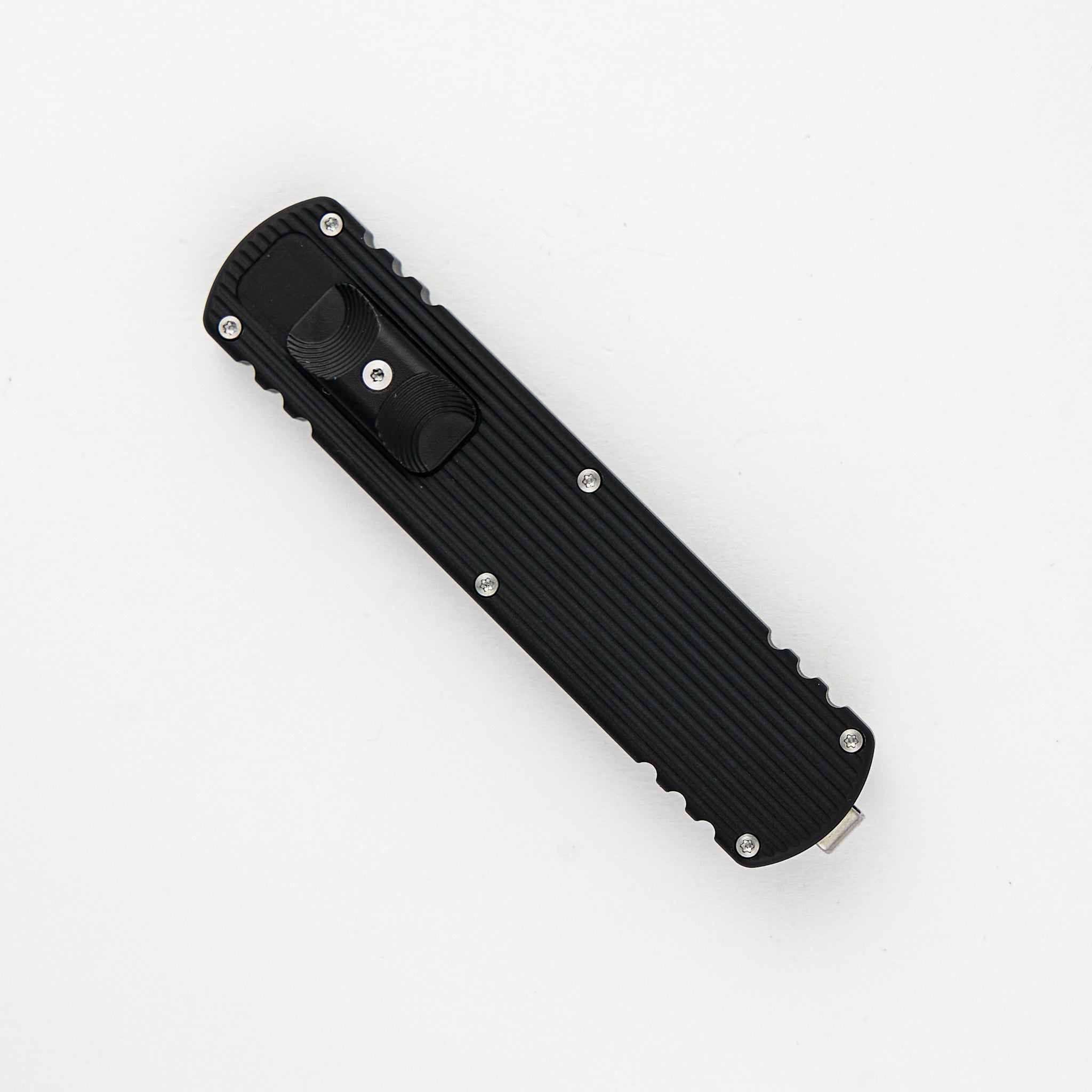 Zulu – Black Aluminum Handle – Satin Dagger M390 Blade